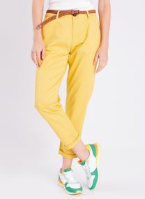 Pantalons droit CHINO-SICO femme jaune