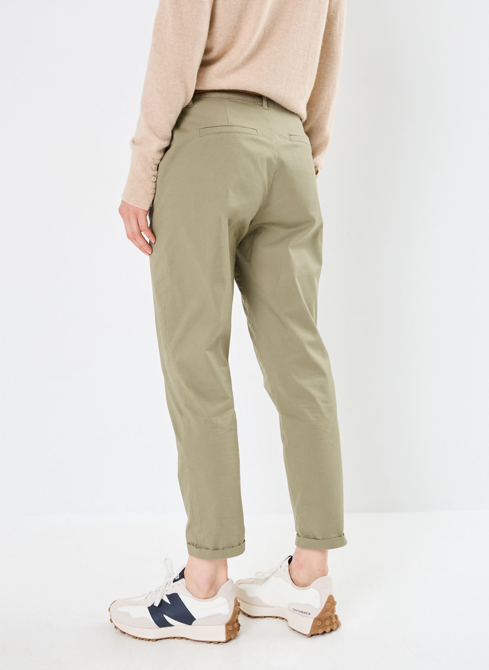 Pantalons droit CHINO-SICO femme vert Cache Cache Pantalons droit CHINO-SICO femme vert MERMAID