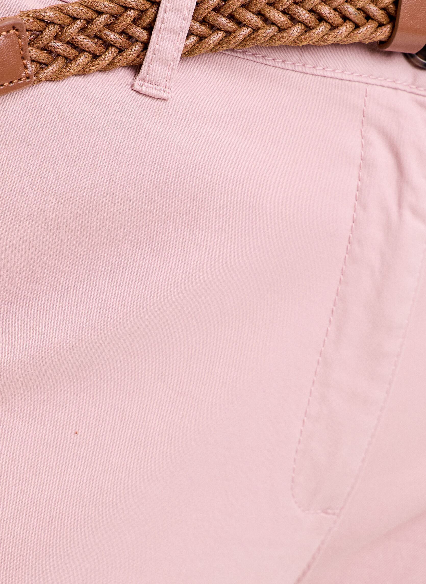 Pantalons droit CHINO-SICO femme rose Cache Cache Pantalons droit CHINO-SICO femme rose PALE MAUVE