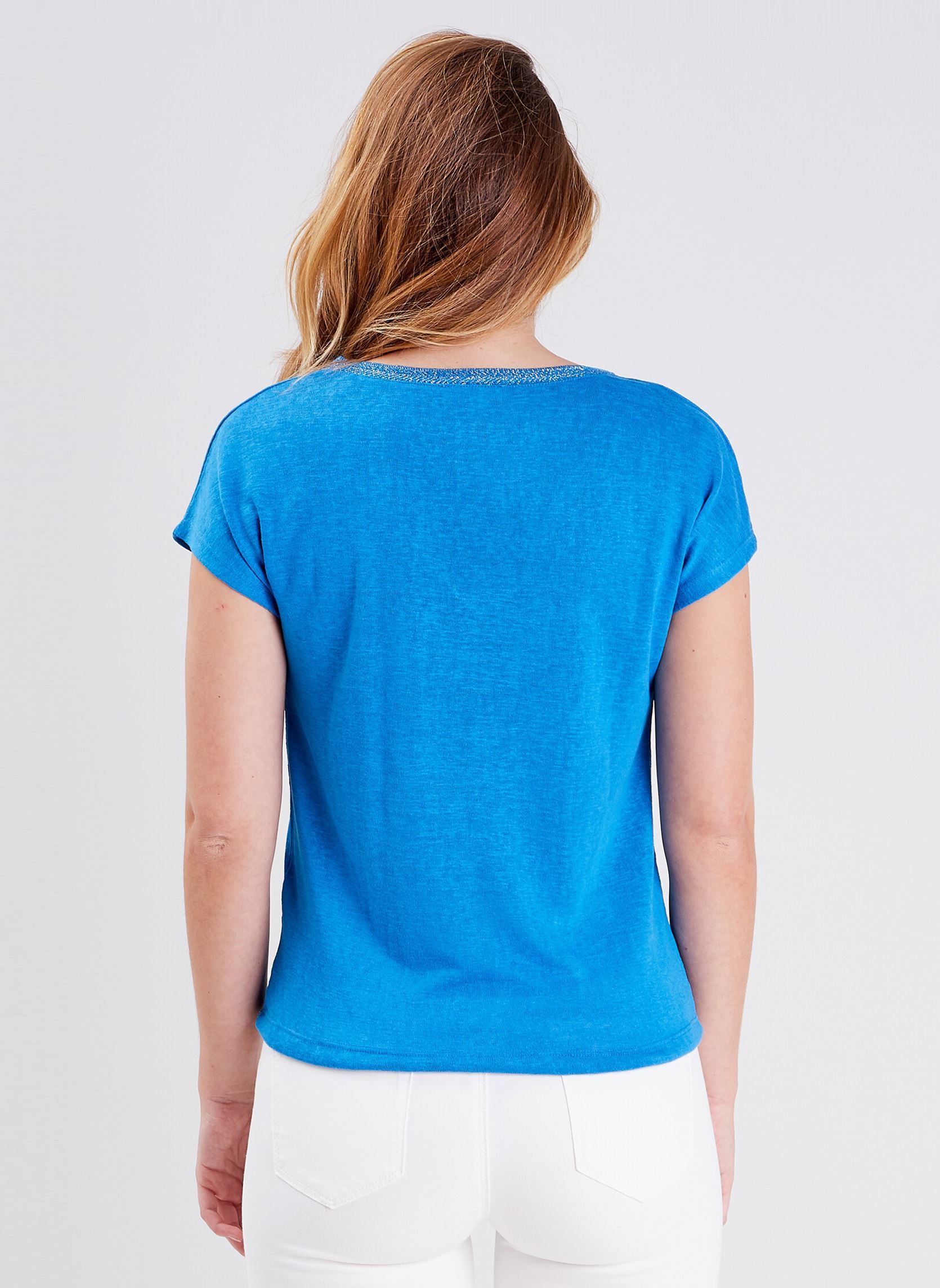 T-Shirts KLINNOEUD damen blau Cache Cache T-Shirts KLINNOEUD damen blau FRENCH BLUE