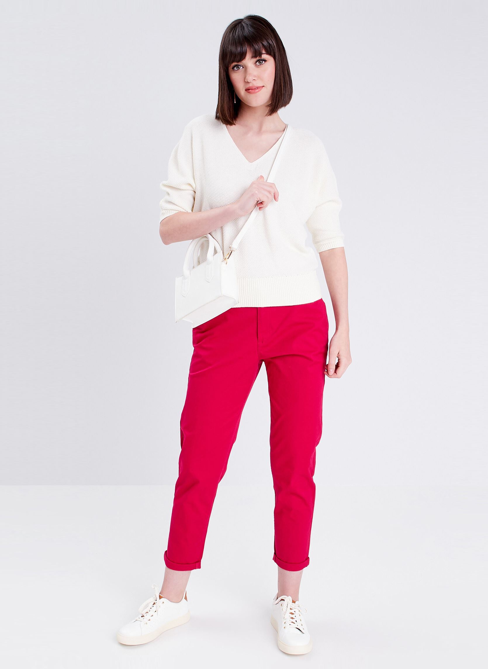 Pullover CHAUVRIZNEW damen weiß Cache Cache Pullover CHAUVRIZNEW damen weiß CLOUD DANCER