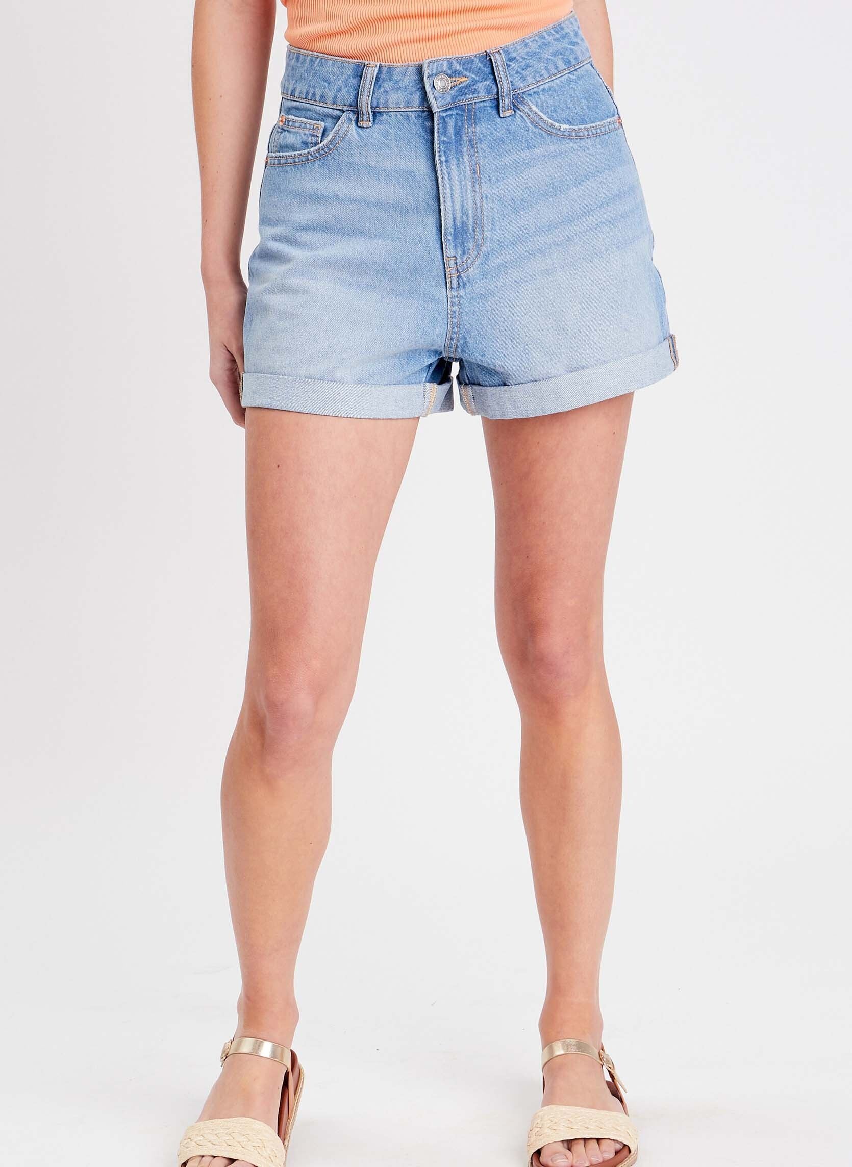 Shorts SHODENMUM2 dames blauw Cache Cache Shorts SHODENMUM2 dames blauw DENIM DOUBLE STONE
