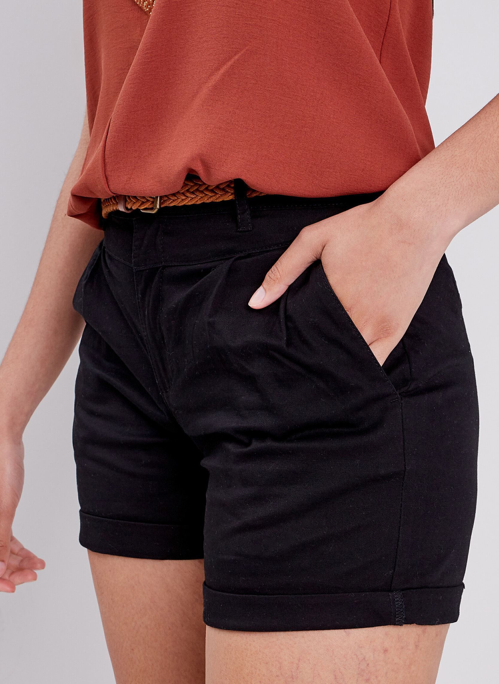 Shorts SHOCHINO femme noir Cache Cache Shorts SHOCHINO femme noir JET BLACK