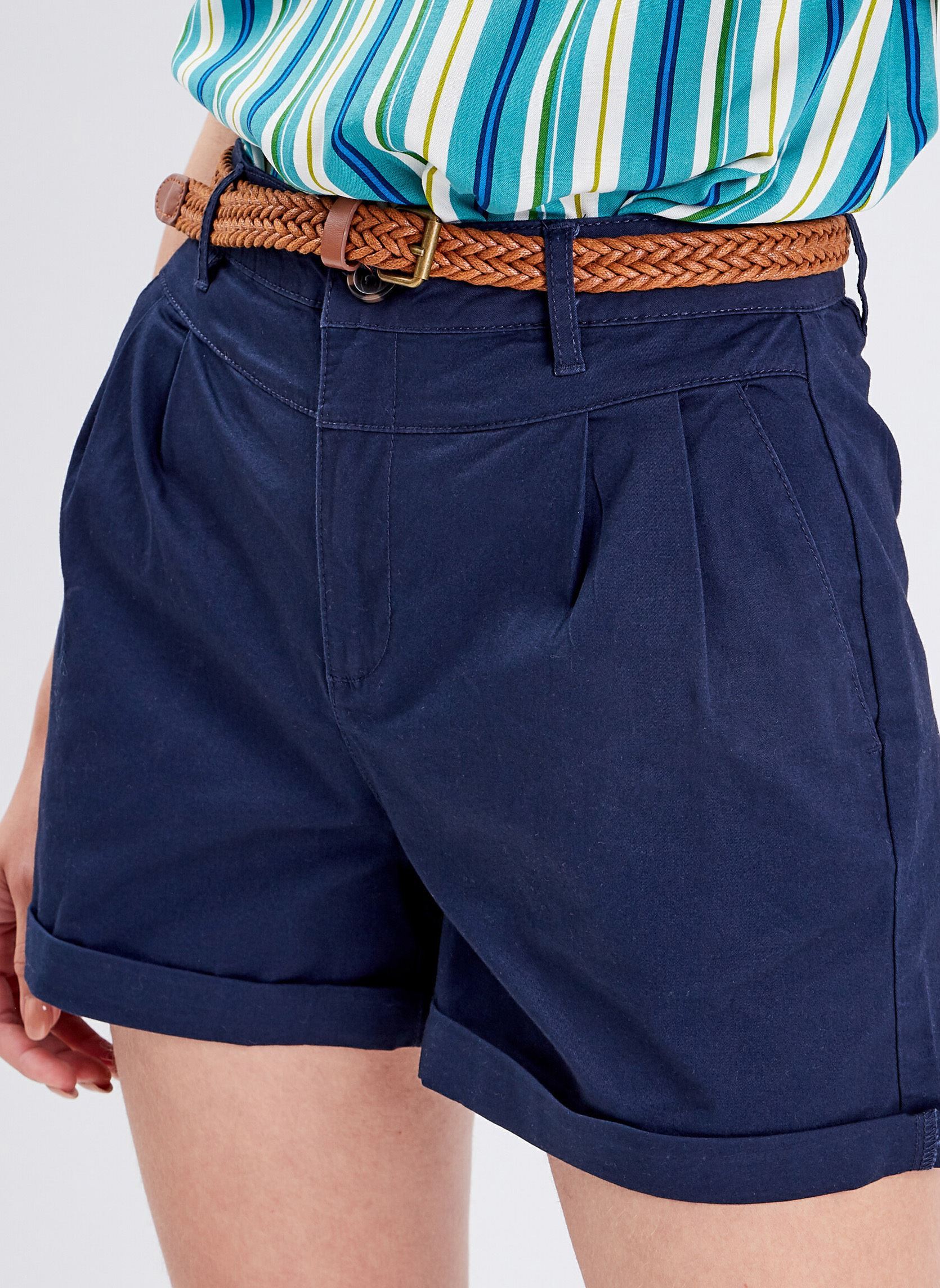 Shorts SHOCHINO femme bleu Cache Cache Shorts SHOCHINO femme bleu Navy Blazer