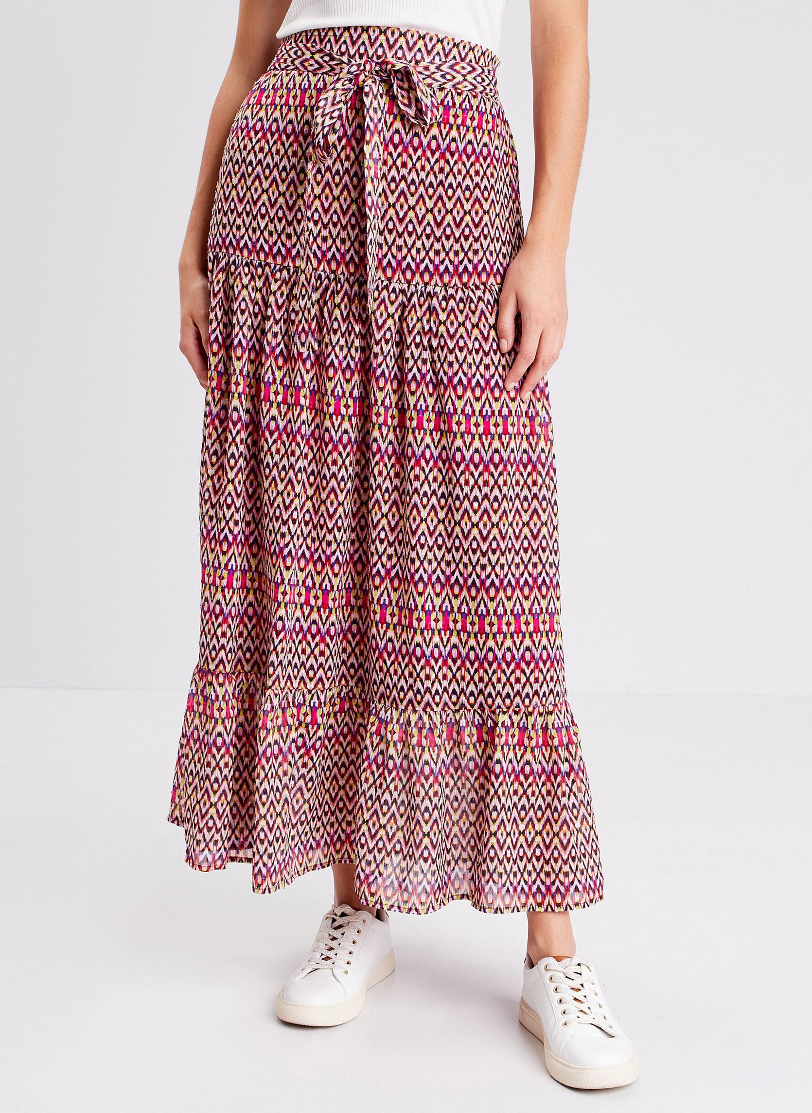 Lange rokken JUPONLO2 dames roze Cache Cache Lange rokken JUPONLO2 dames roze ETH-SUNNYKAT-P