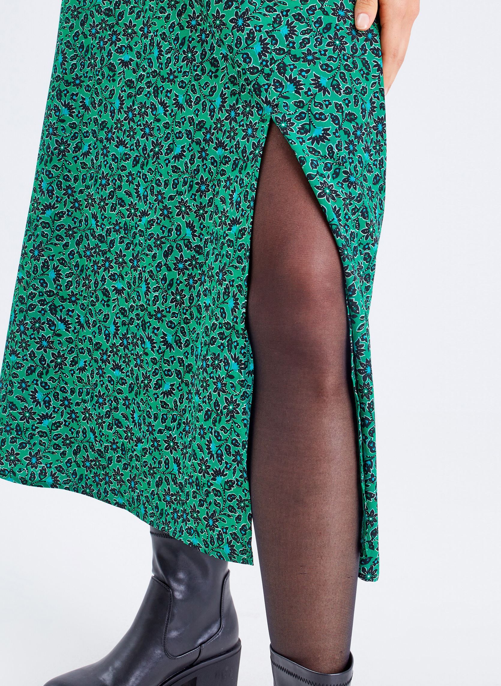 Jupes longues JULONWAHOU femme vert Cache Cache Jupes longues JULONWAHOU femme vert INDI-ROBATI-G