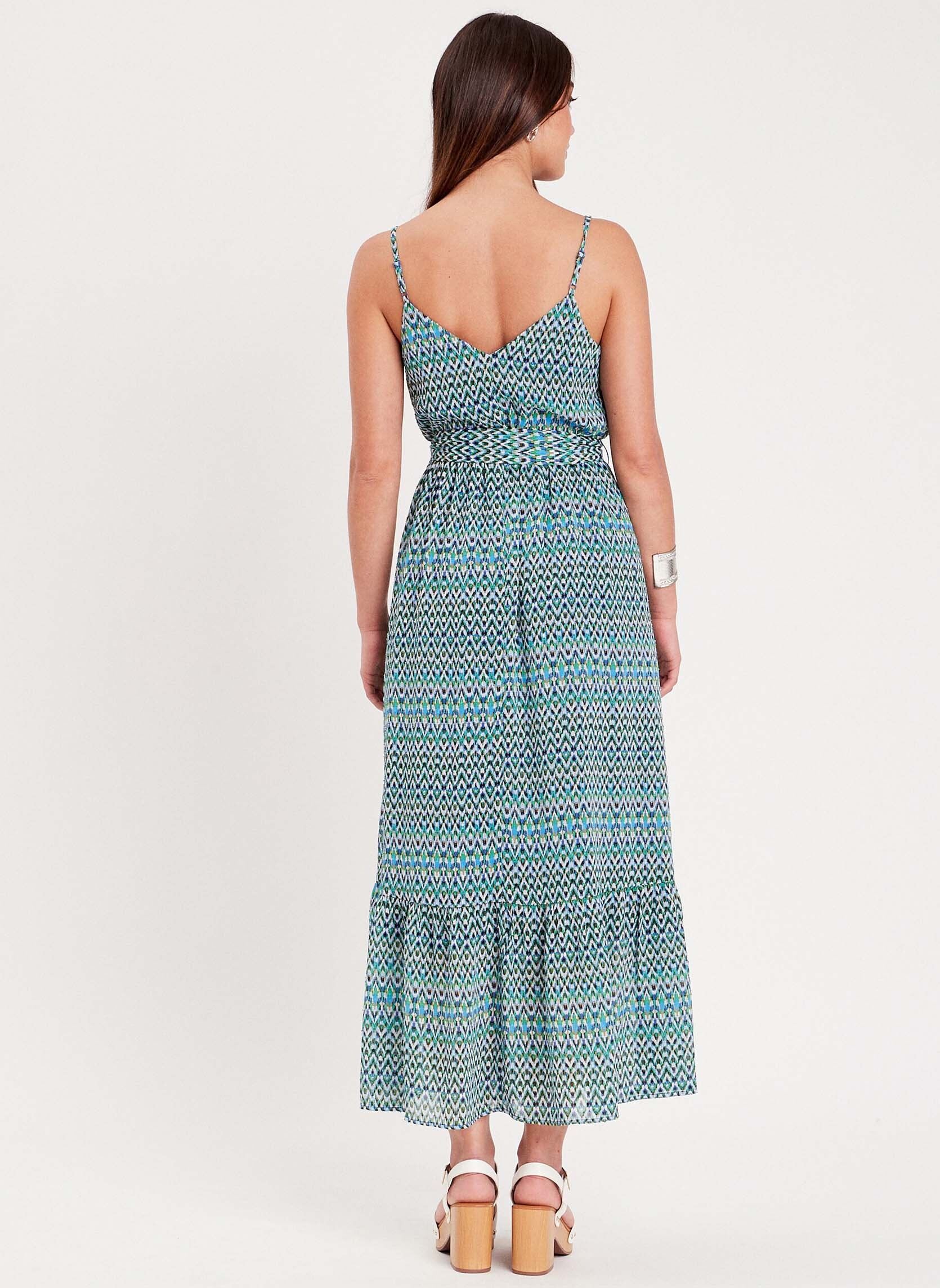 Robes longues ROLONGEDREAM femme bleu Cache Cache Robes longues ROLONGEDREAM femme bleu ETH-SUNNYKAT-B