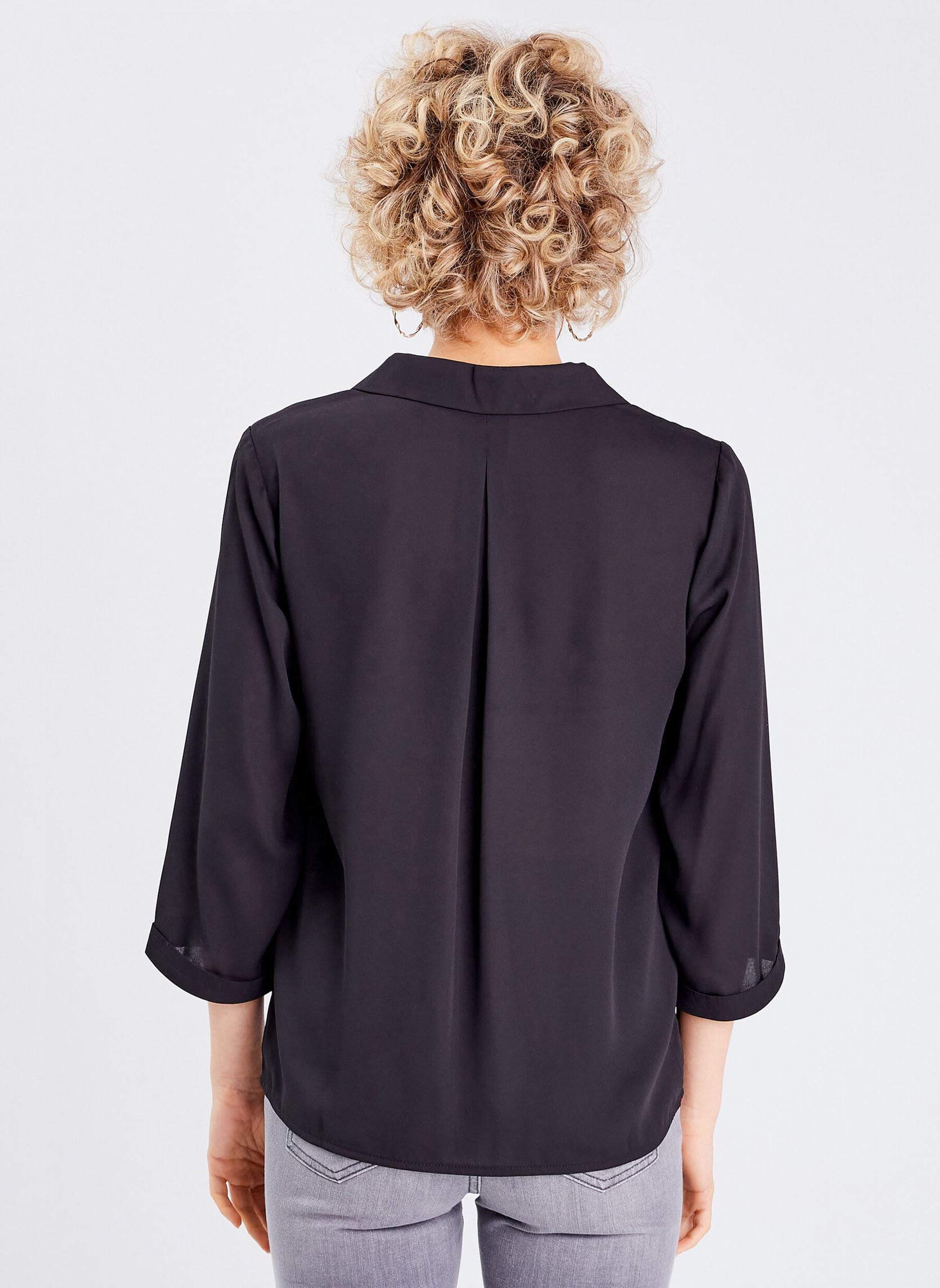 Blouses BLOTWIST femme noir Cache Cache Blouses BLOTWIST femme noir JET BLACK