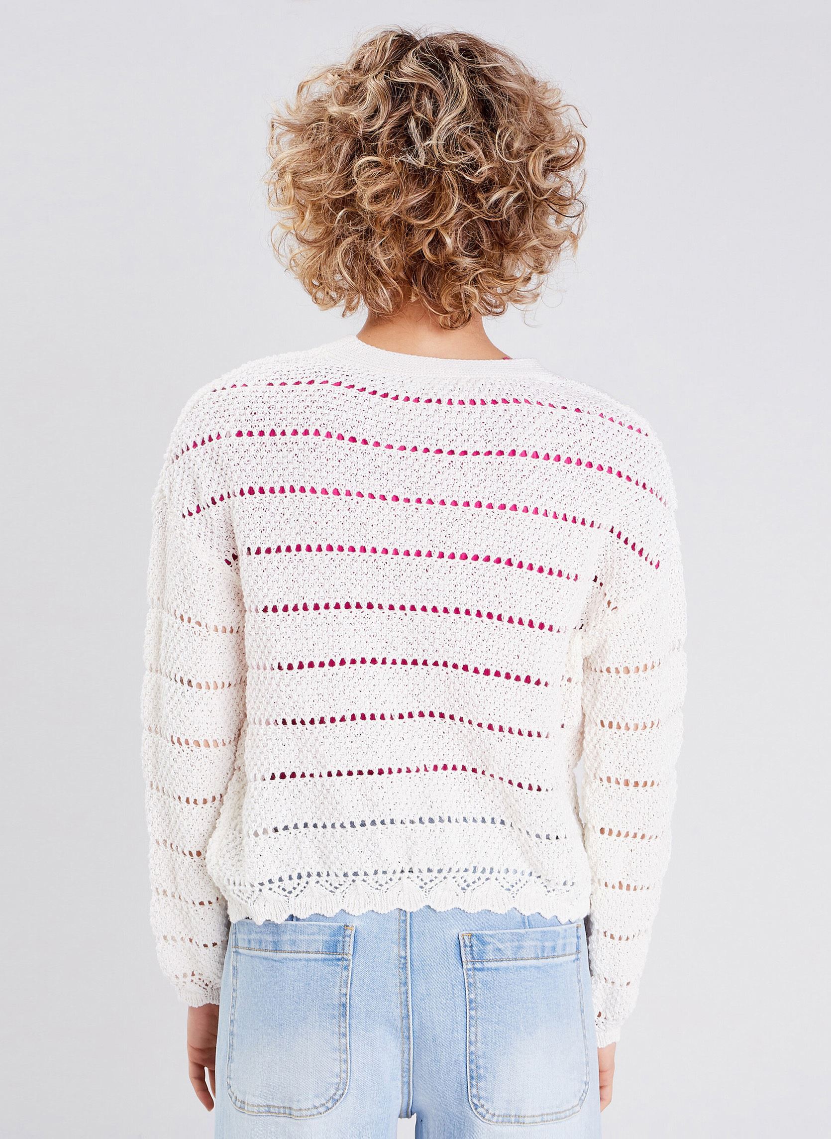 Vesten FANTASYCARDI dames wit Cache Cache Vesten FANTASYCARDI dames wit CLOUD DANCER