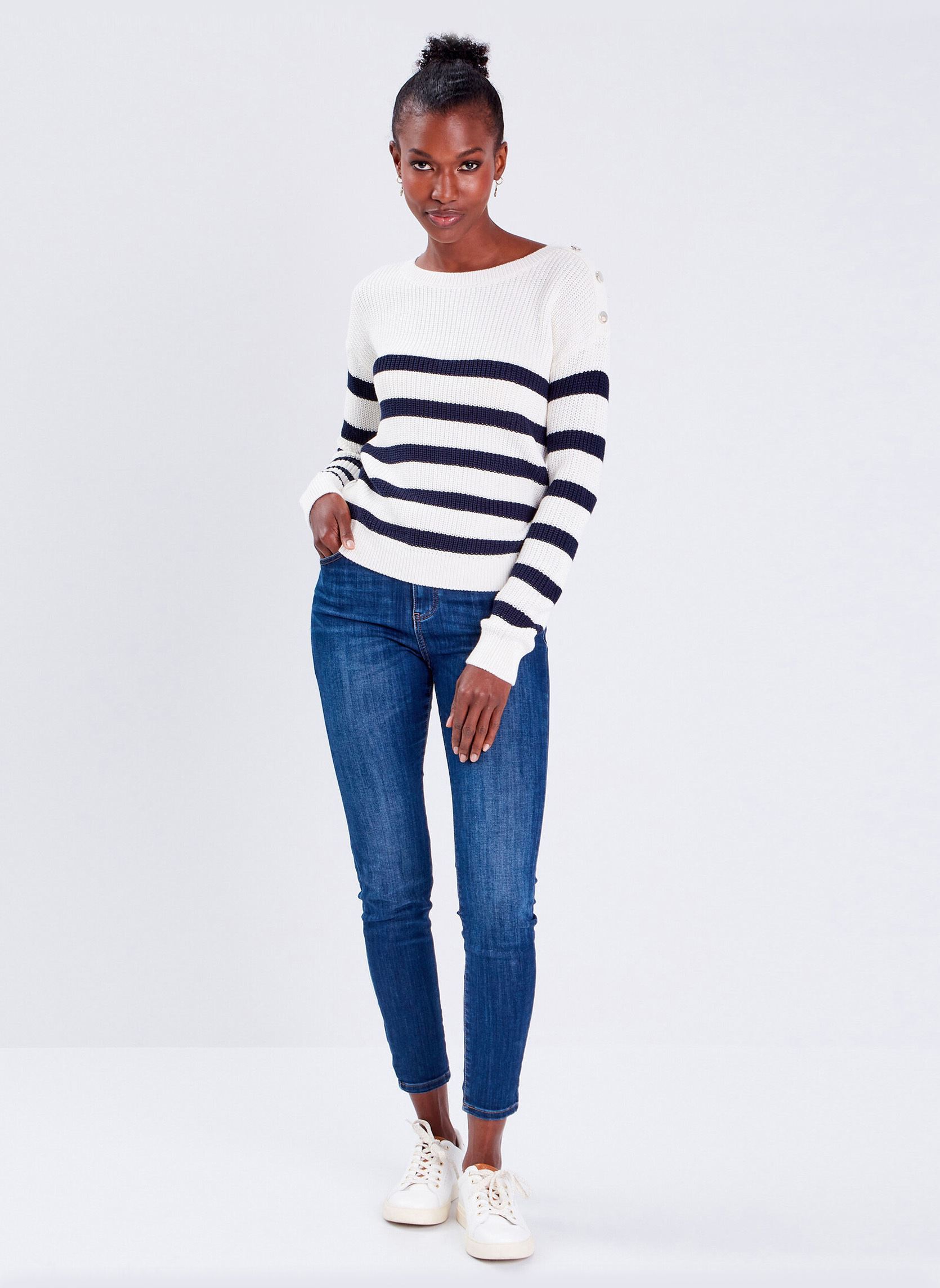 Pulls BOUTPERL femme bleu Cache Cache Pulls BOUTPERL femme bleu NAVY BLAZER