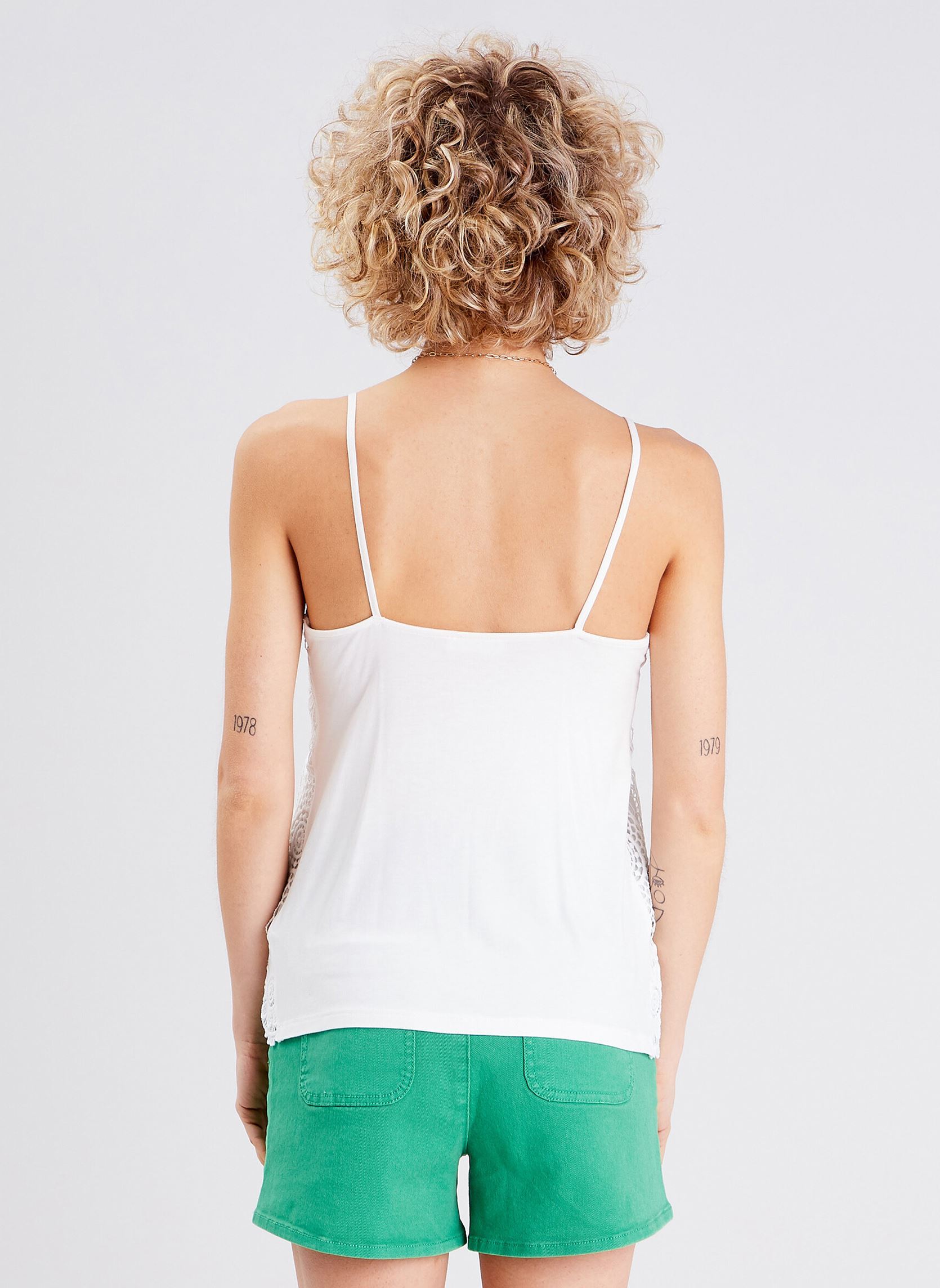 Tops DEBMACRO dames wit Cache Cache Tops DEBMACRO dames wit BRIGHT WHITE