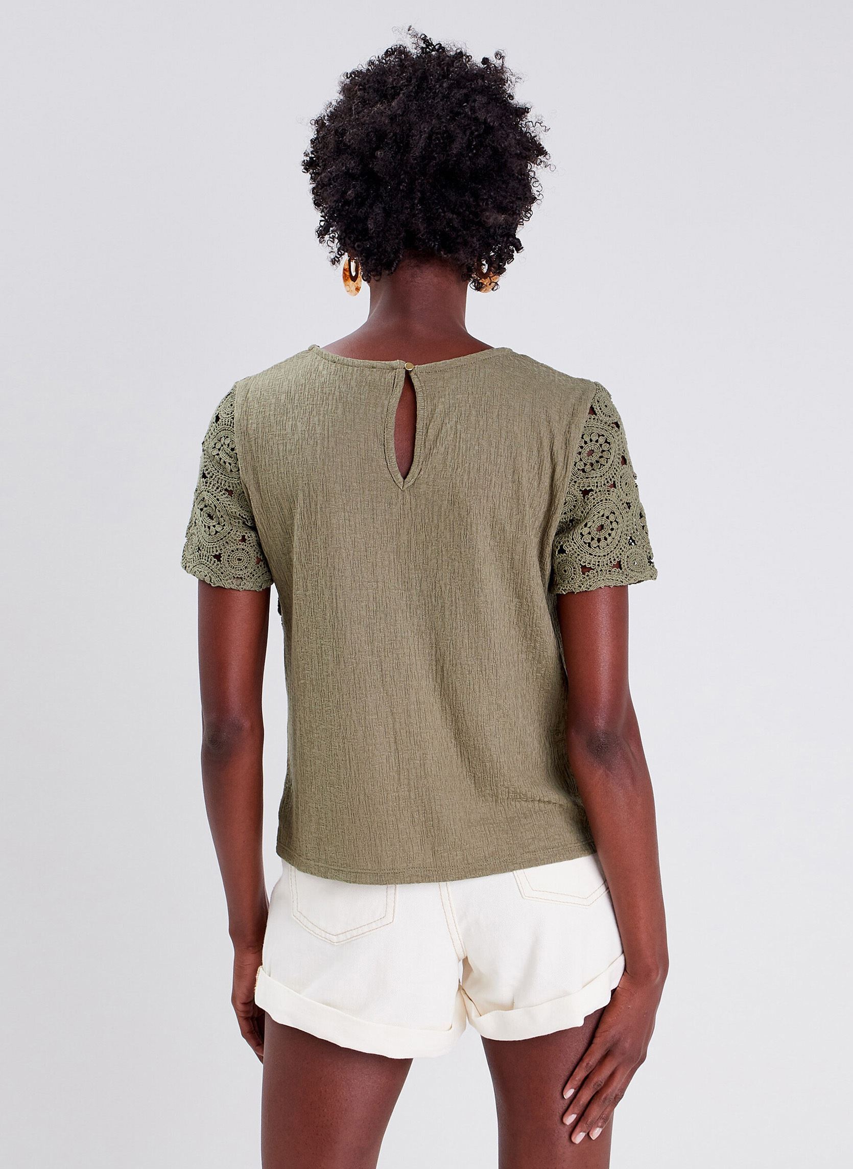 T-shirts KMACDREAM dames groen Cache Cache T-shirts KMACDREAM dames groen DEEP LICHEN GREEN