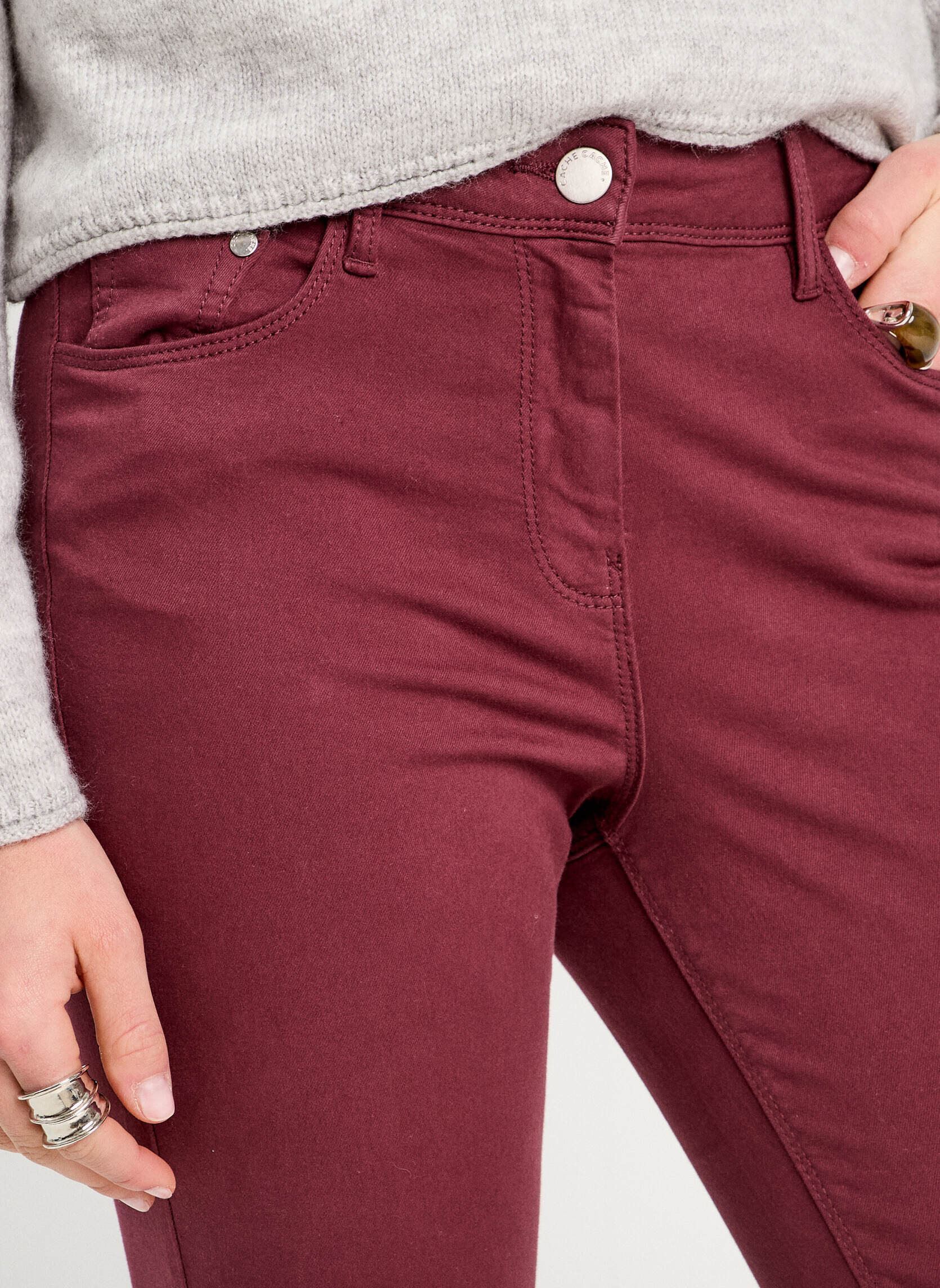 Pantaloni slim SHANGNO-TYCO donna viola Cache Cache Pantaloni slim SHANGNO-TYCO donna viola PORT ROYALE