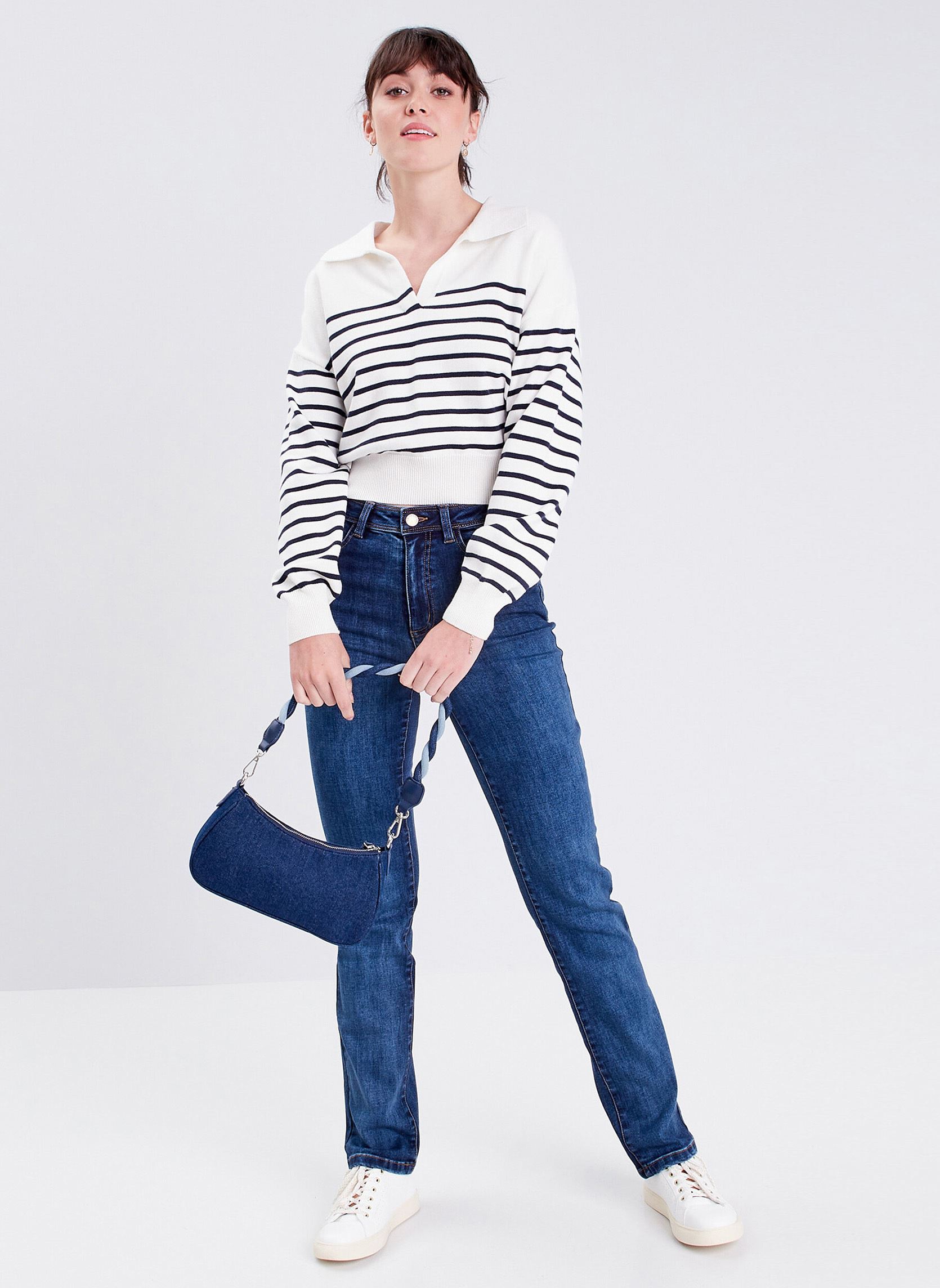 Pulls POLOCOMPACT femme blanc Cache Cache Pulls POLOCOMPACT femme blanc CLOUD DANCER