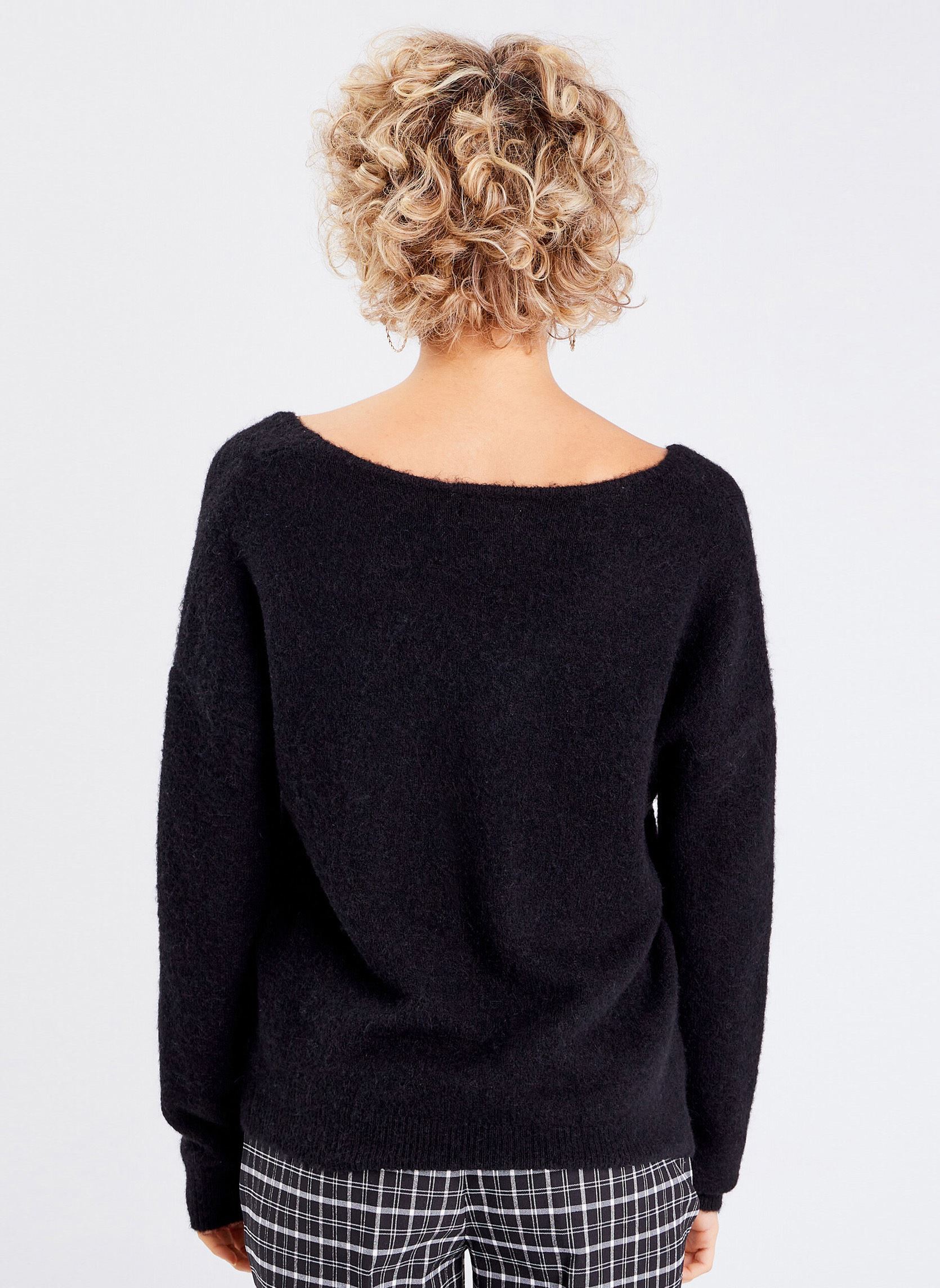 Truien PULLVLUXE dames zwart Cache Cache Truien PULLVLUXE dames zwart JET BLACK