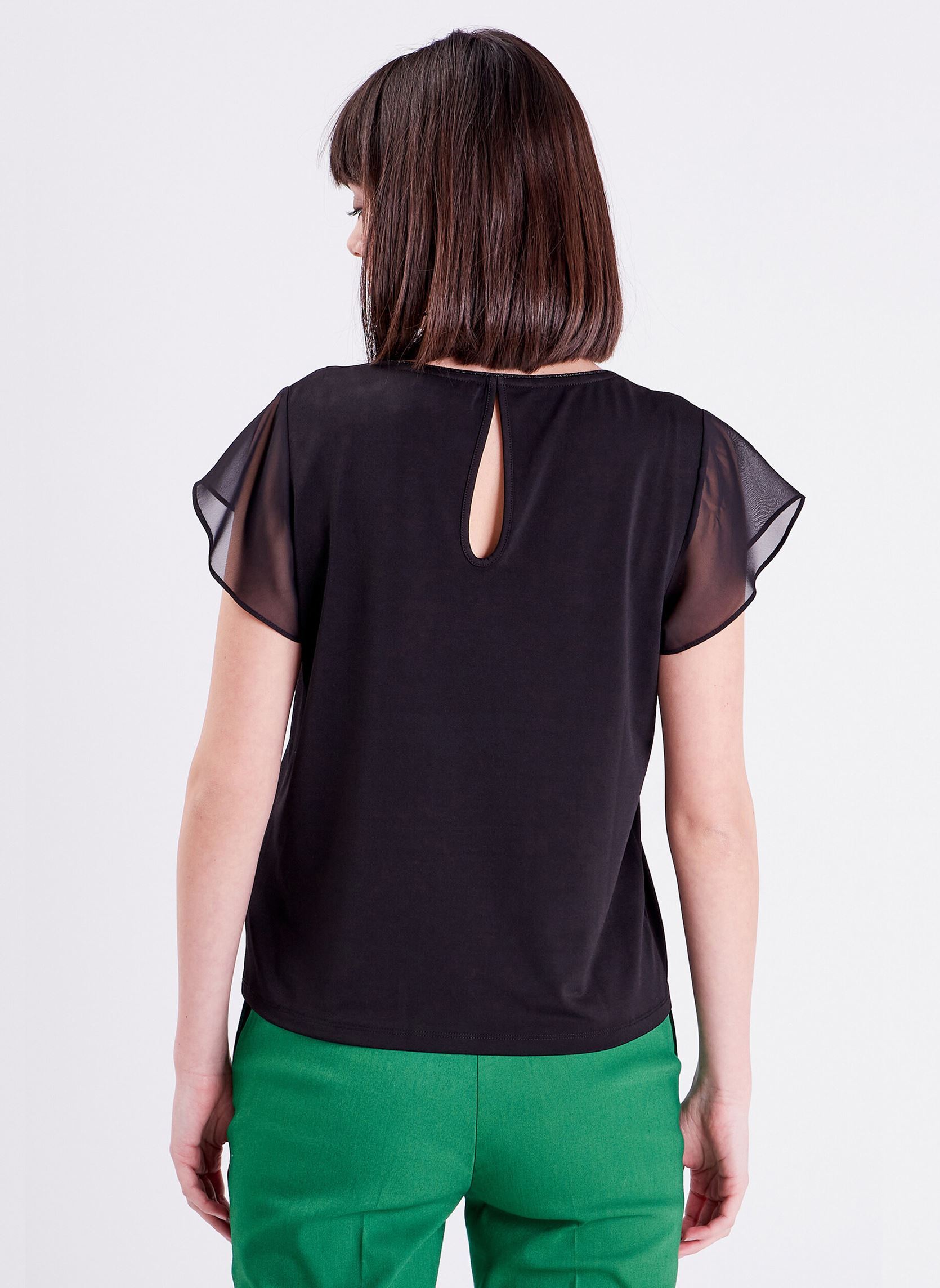 Tops KCREZNEW damen schwarz Cache Cache Tops KCREZNEW damen schwarz JET BLACK