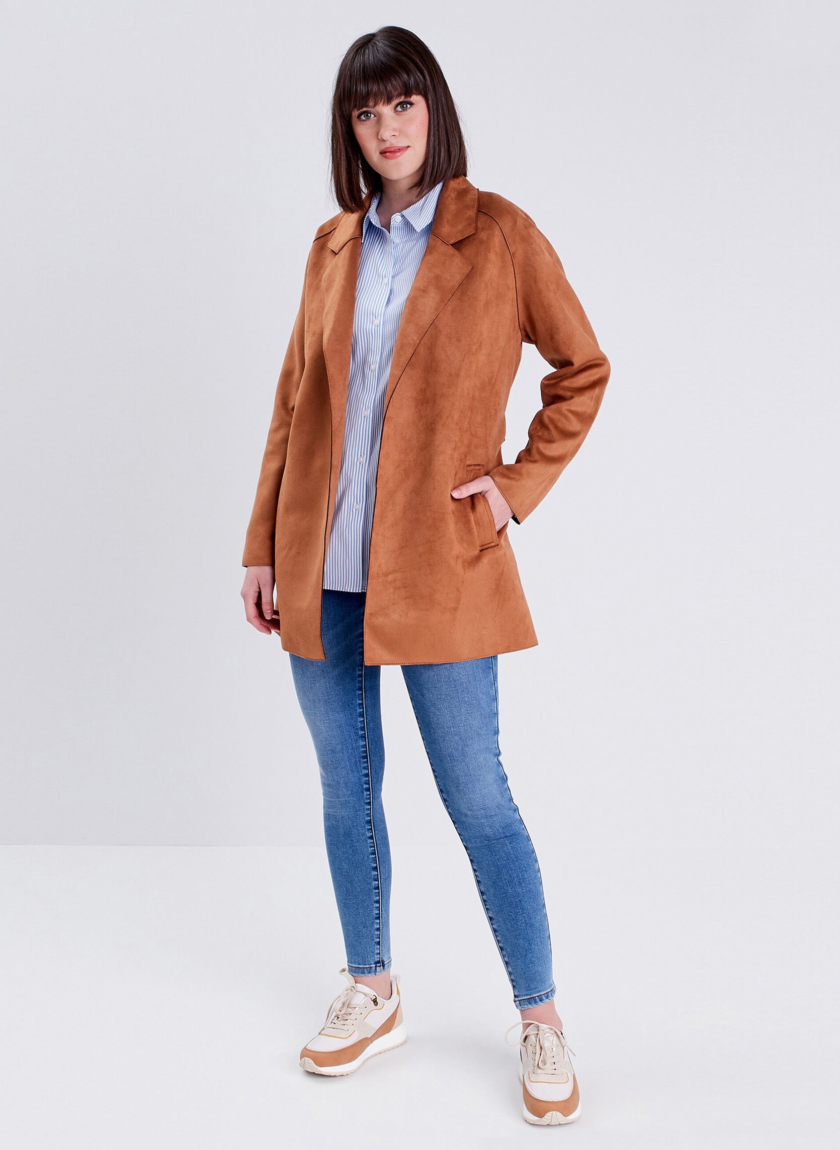 Trenchcoats TREVESUED dames bruin Cache Cache Trenchcoats TREVESUED dames bruin CAMEL HIVER 18
