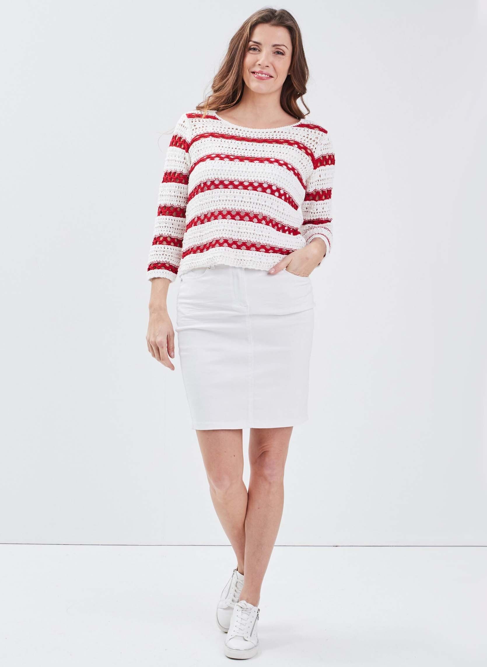 Korte rokken JETOPINEW dames wit Bréal Korte rokken JETOPINEW dames wit 8281037-200