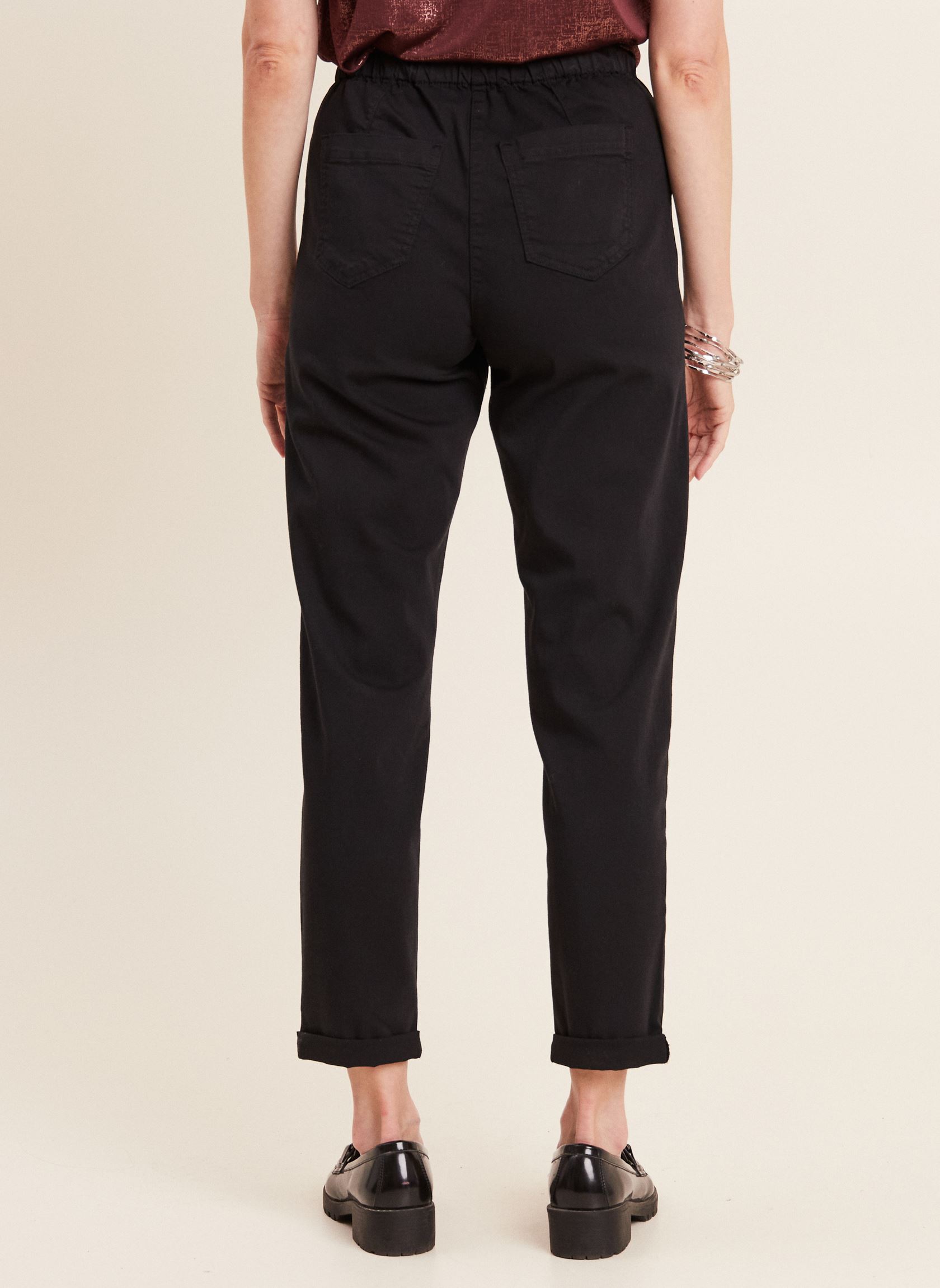 Pantaloni chino PEBAT donna nero Bréal Pantaloni chino PEBAT donna nero BLACK BEAUTY