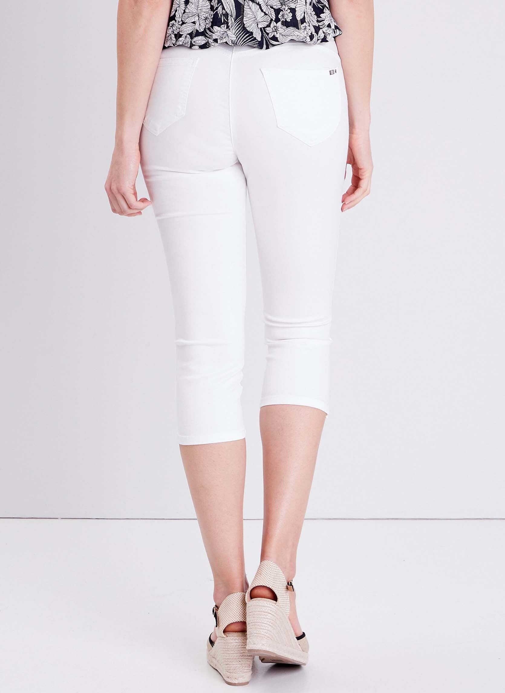 Pantalons slim PESUBLIMCOUR femme blanc Bréal Pantalons slim PESUBLIMCOUR femme blanc BRILLIANT WHITE