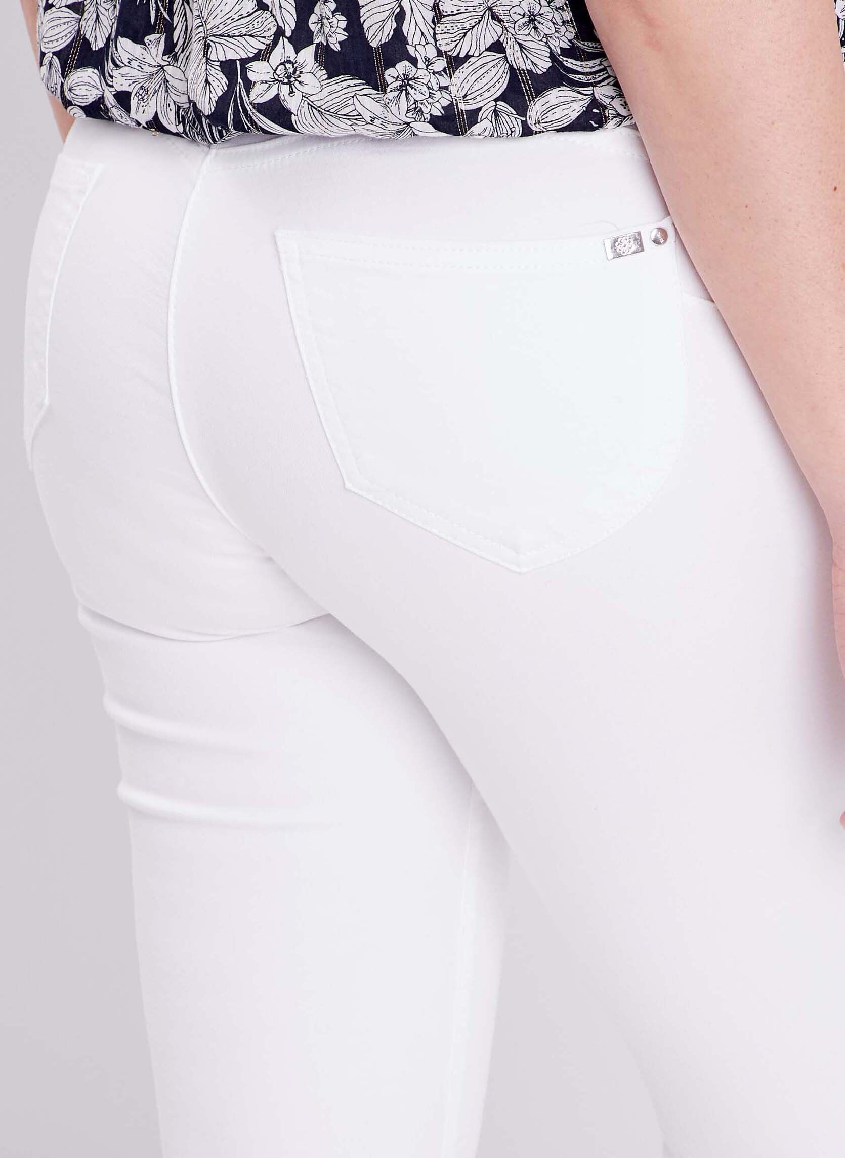 Pantalons slim PESUBLIMCOUR femme blanc Bréal Pantalons slim PESUBLIMCOUR femme blanc BRILLIANT WHITE