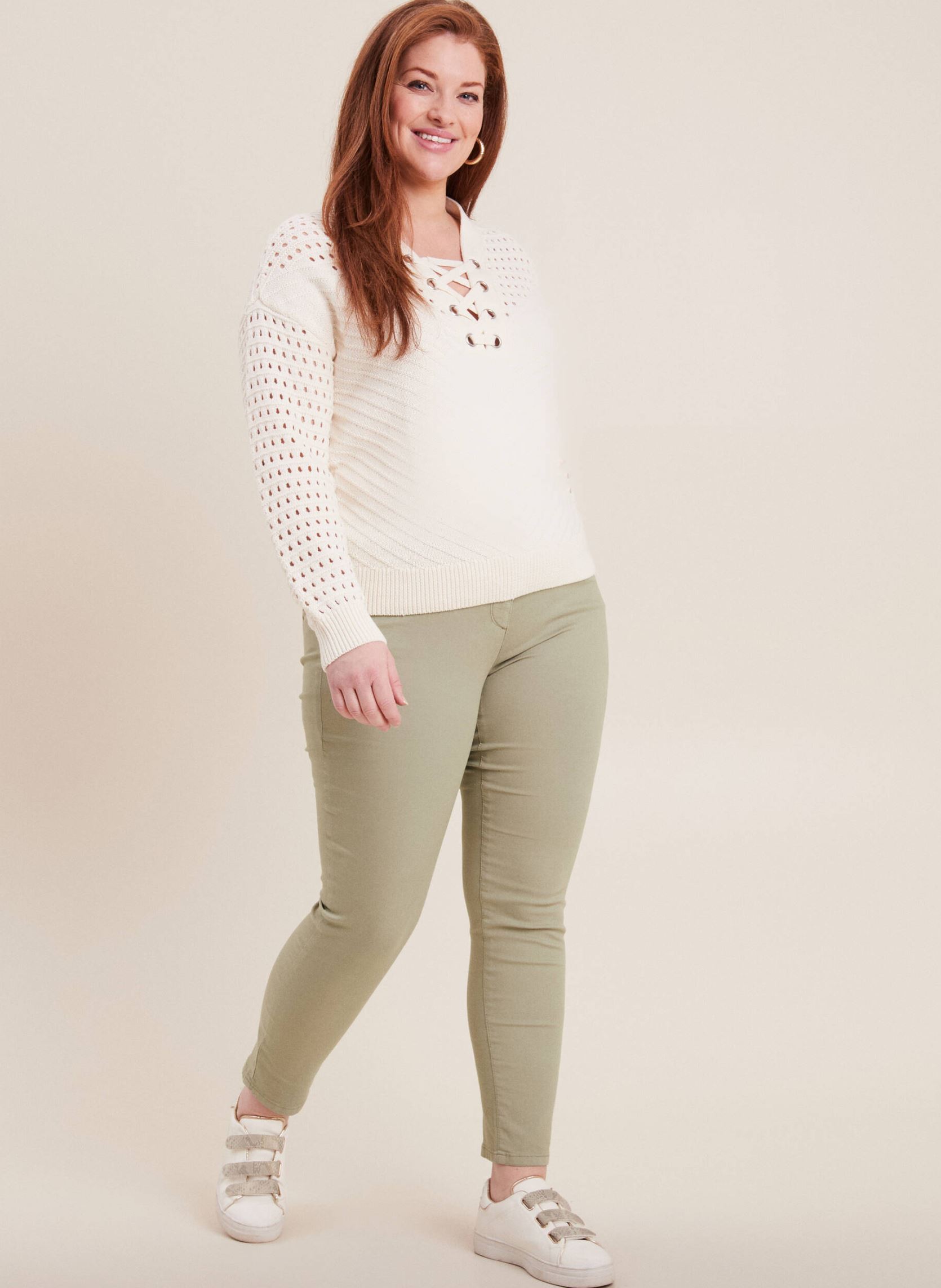 Pantalons slim PESUBLIME femme vert Bréal Pantalons slim PESUBLIME femme vert SHADOW