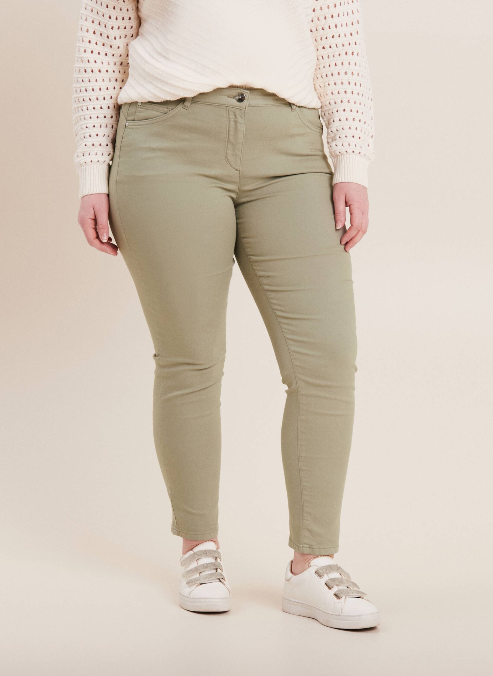 Pantalons slim PESUBLIME femme vert Bréal Pantalons slim PESUBLIME femme vert SHADOW