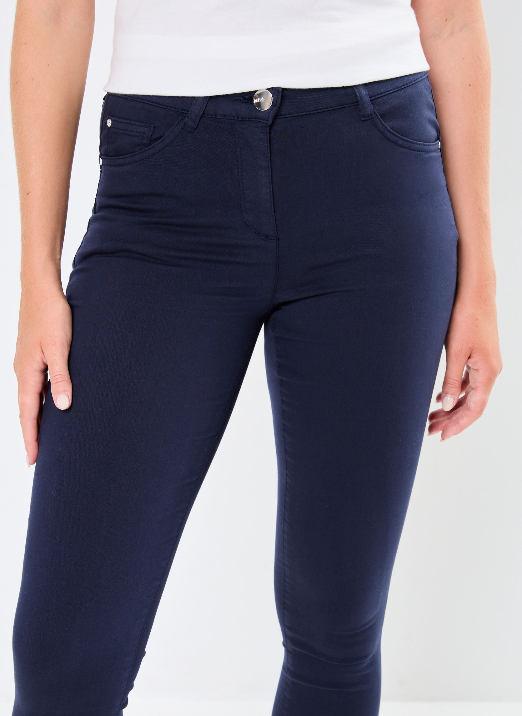 Slim Fit Hosen PESUBLIME damen blau Bréal Slim Fit Hosen PESUBLIME damen blau Peacoat