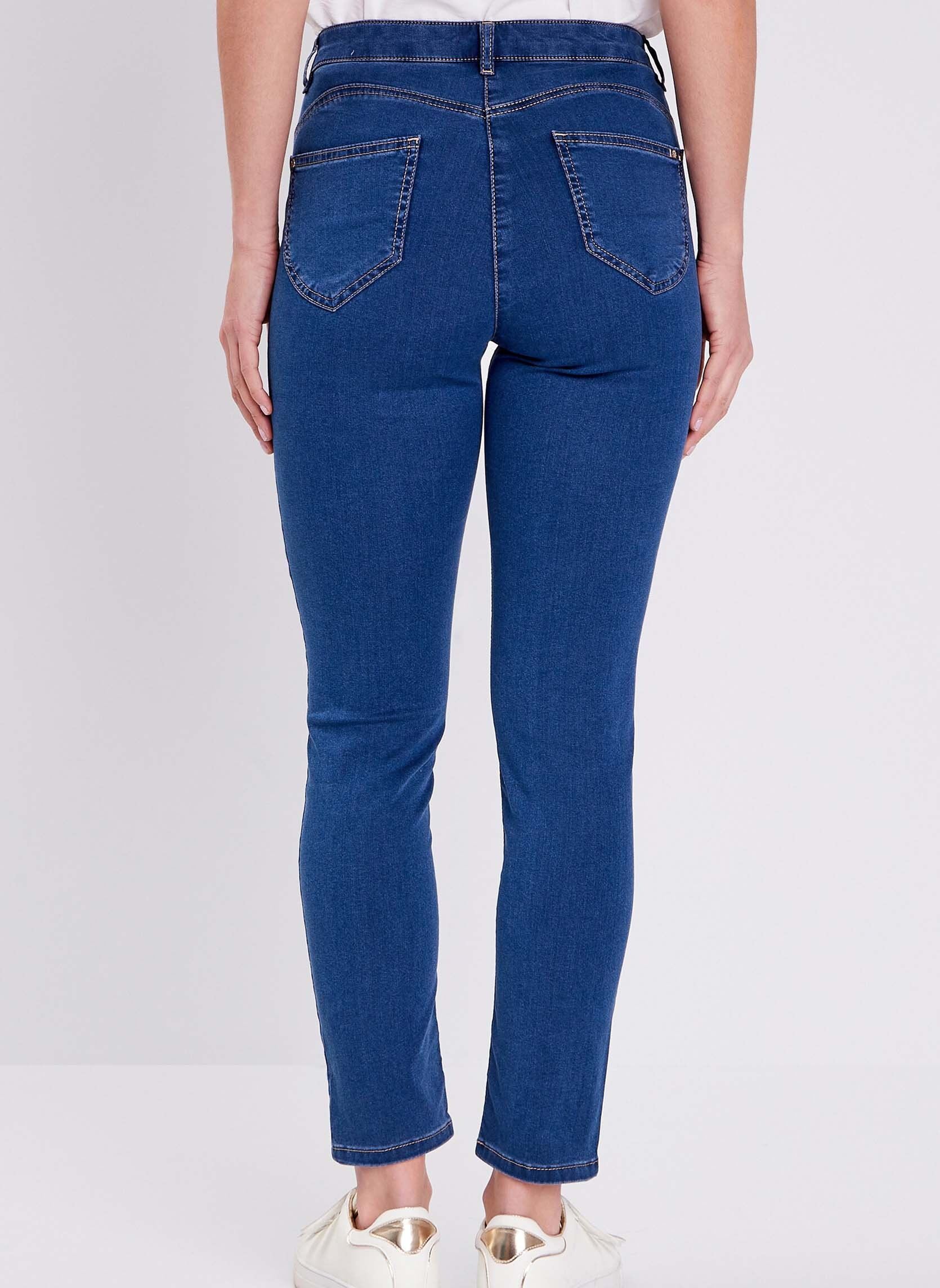 Jeans slim et skinny PESUBLIMJEAN femme bleu Bréal Jeans slim et skinny PESUBLIMJEAN femme bleu DENIM DOUBLE STONE