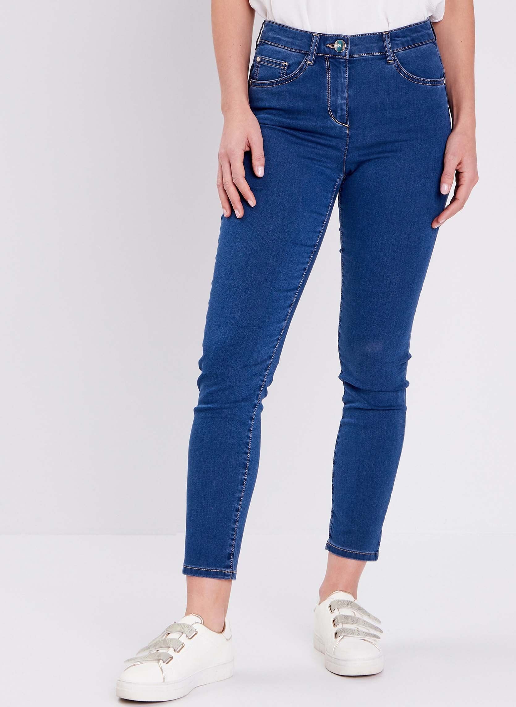 Jeans slim et skinny PESUBLIMJEAN femme bleu Bréal Jeans slim et skinny PESUBLIMJEAN femme bleu DENIM DOUBLE STONE