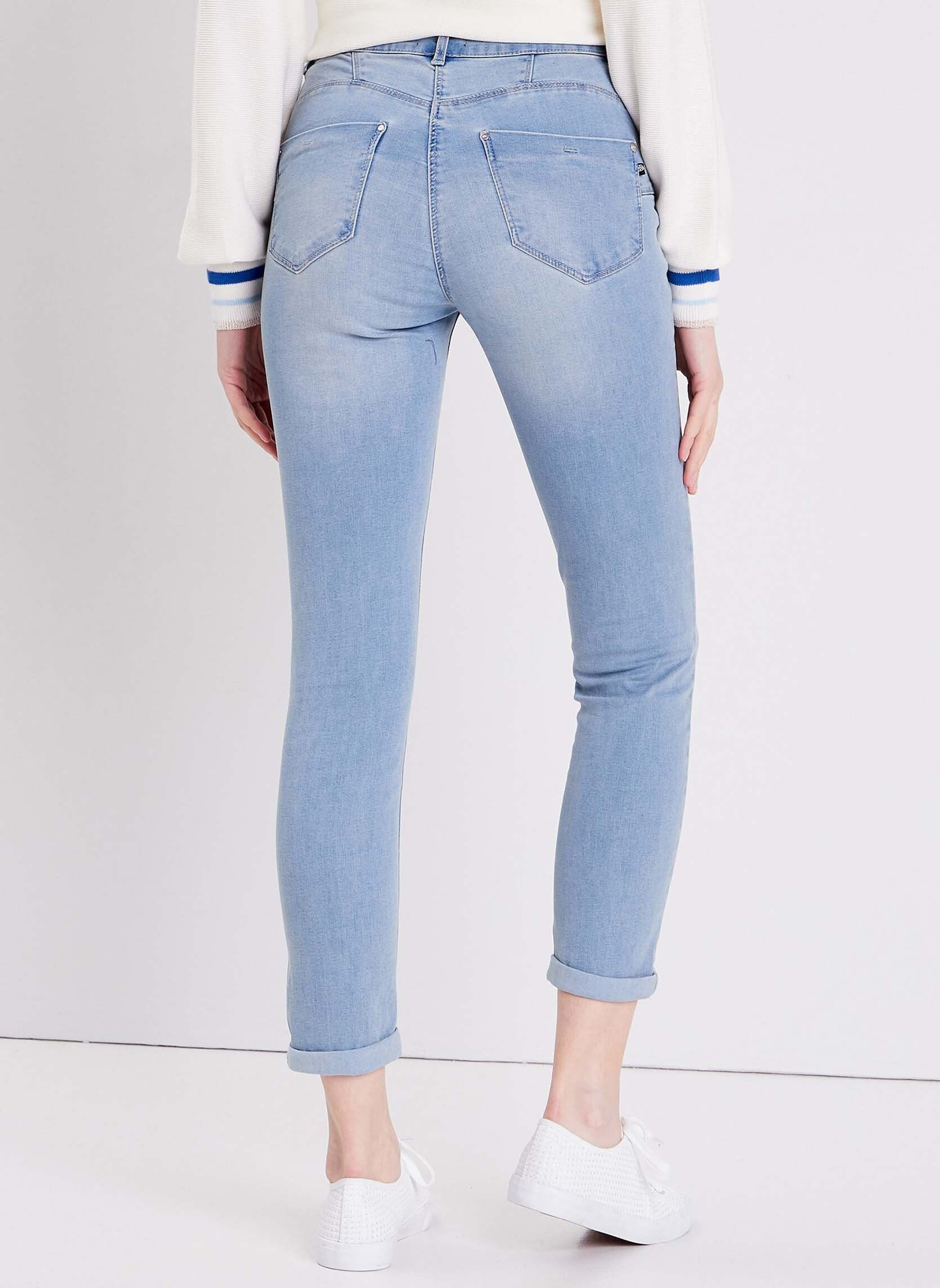 Vaqueros ajustados y entubados PETOPINEW mujer azul Bréal Vaqueros ajustados y entubados PETOPINEW mujer azul DENIM BABY BLUE