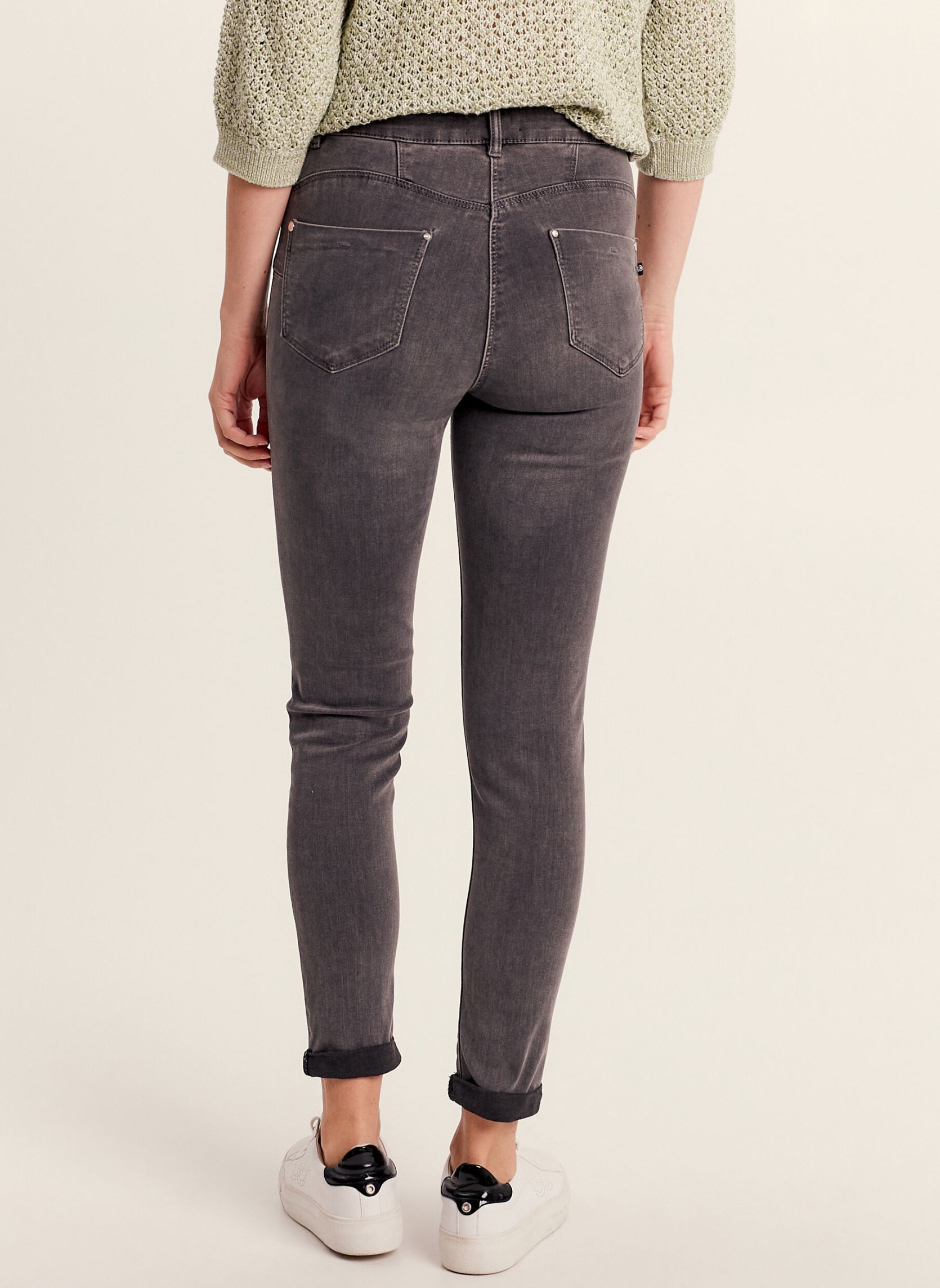 Slim fit en skinny jeans PETOPINEWB dames grijs Bréal Slim fit en skinny jeans PETOPINEWB dames grijs HARBOR MIST