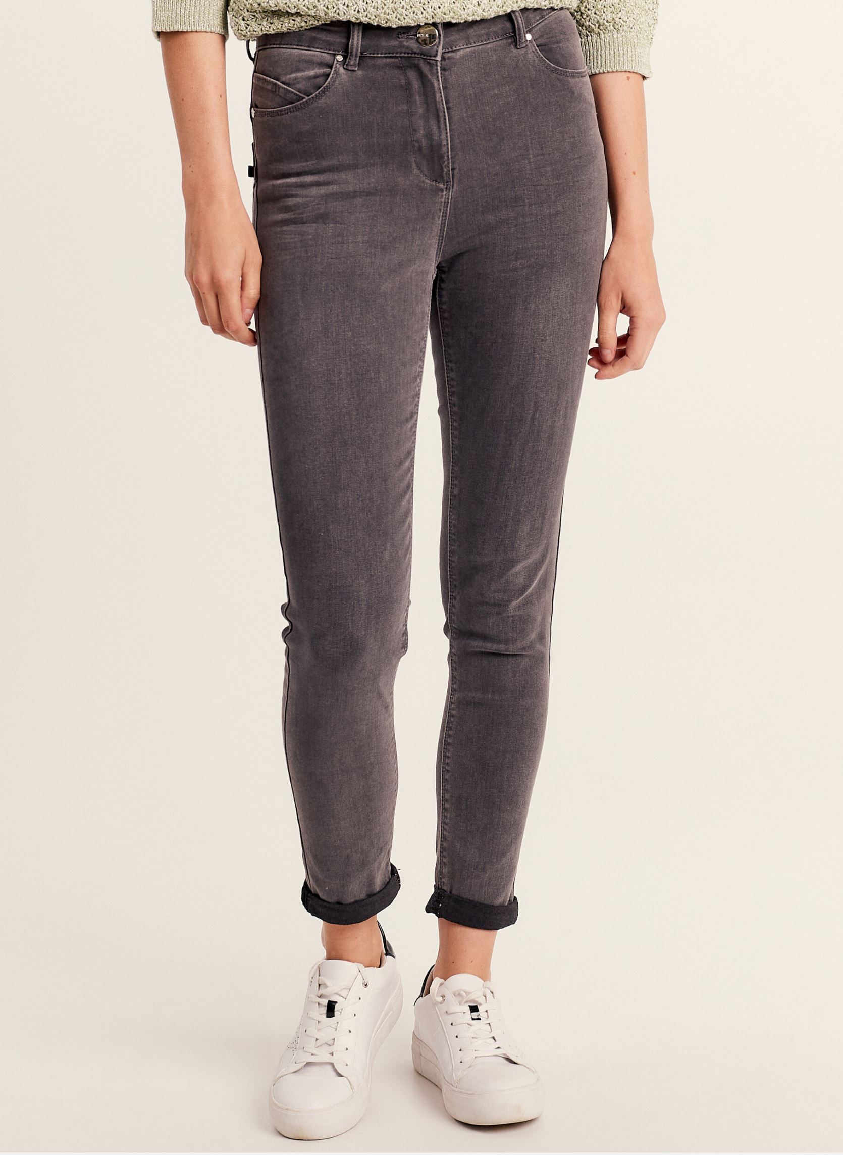 Slim Fit und Skinny Jeans PETOPINEWB damen grau Bréal Slim Fit und Skinny Jeans PETOPINEWB damen grau HARBOR MIST