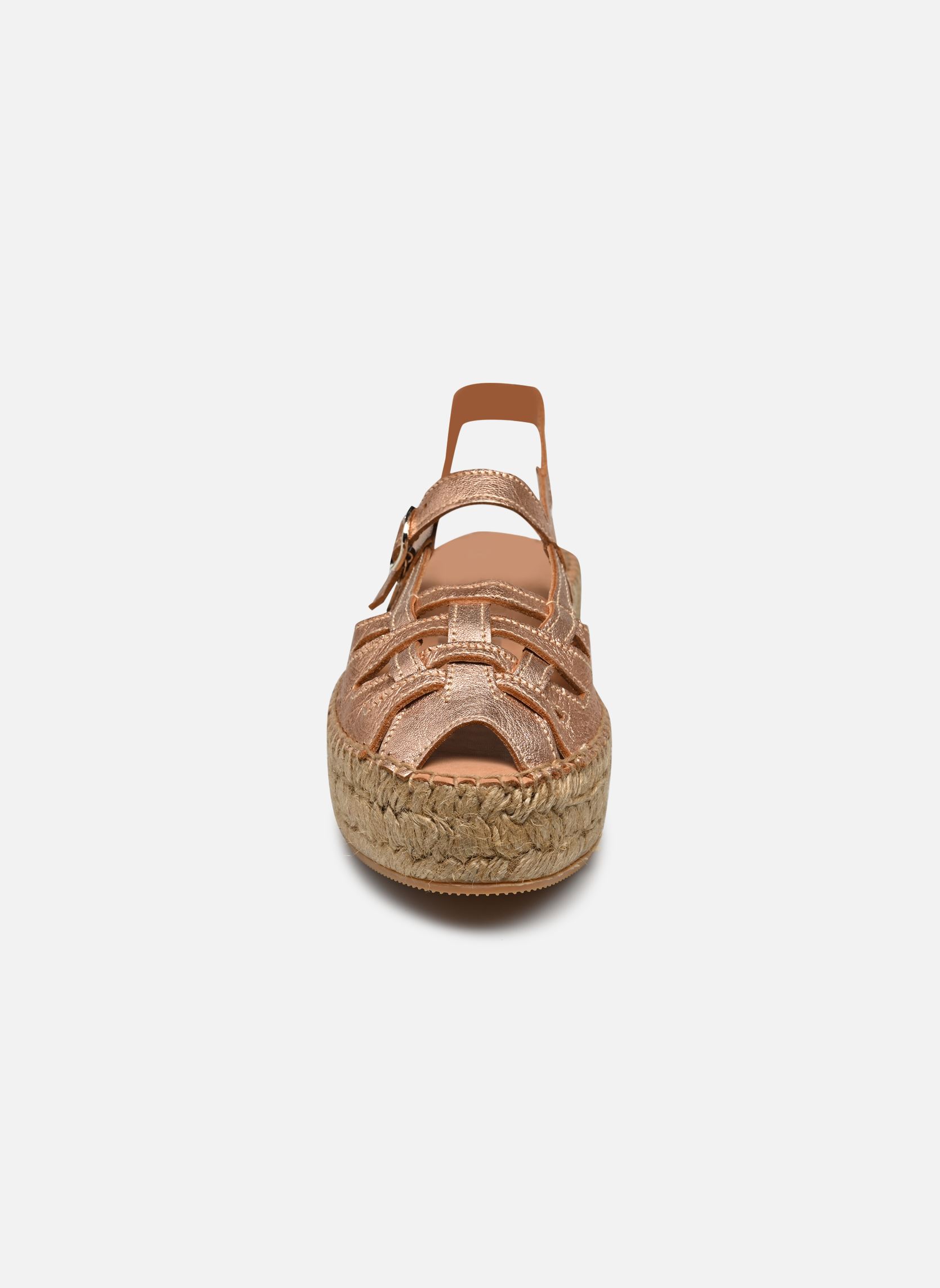 Espadrilles compensées et plateformes Thalis Double femme rose Naguisa Espadrilles compensées et plateformes Thalis Double femme rose ROSE