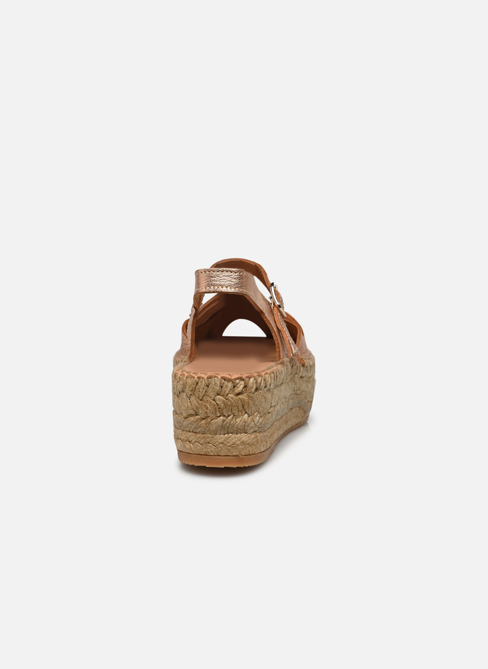 Espadrilles compensées et plateformes Thalis Double femme rose Naguisa Espadrilles compensées et plateformes Thalis Double femme rose ROSE