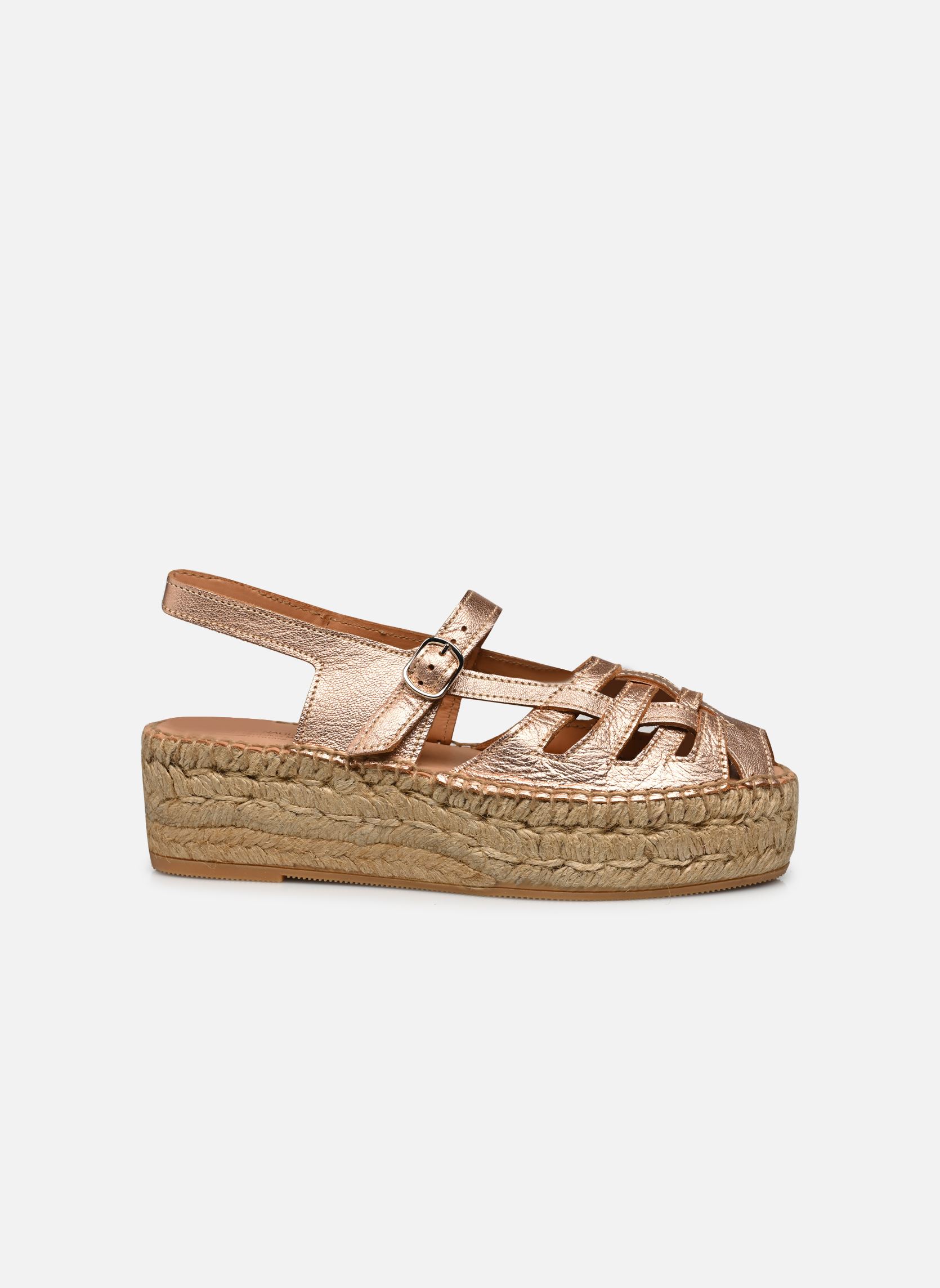 Espadrilles compensées et plateformes Thalis Double femme rose Naguisa Espadrilles compensées et plateformes Thalis Double femme rose ROSE