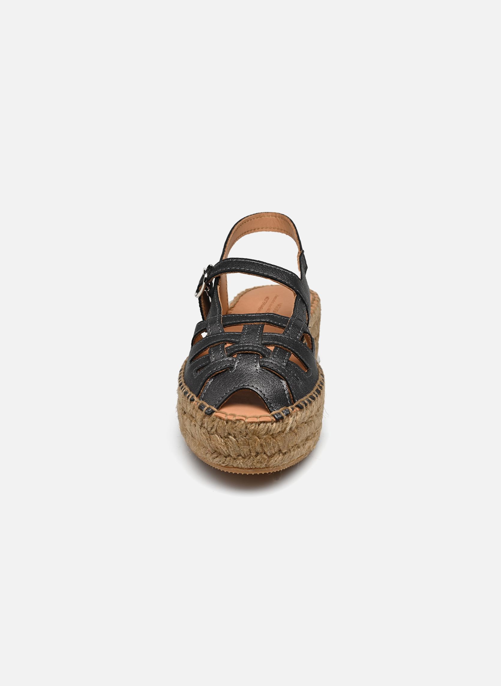 Espadrilles compensées et plateformes Thalis Double femme argent Naguisa Espadrilles compensées et plateformes Thalis Double femme argent GREY METAL