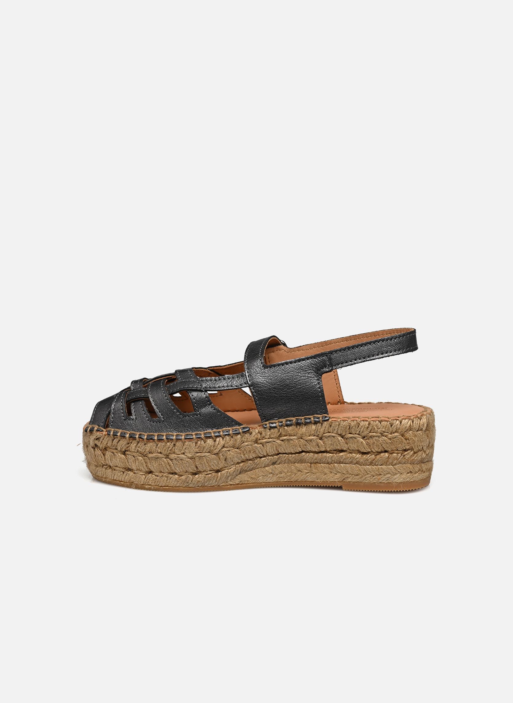 Espadrilles compensées et plateformes Thalis Double femme argent Naguisa Espadrilles compensées et plateformes Thalis Double femme argent GREY METAL