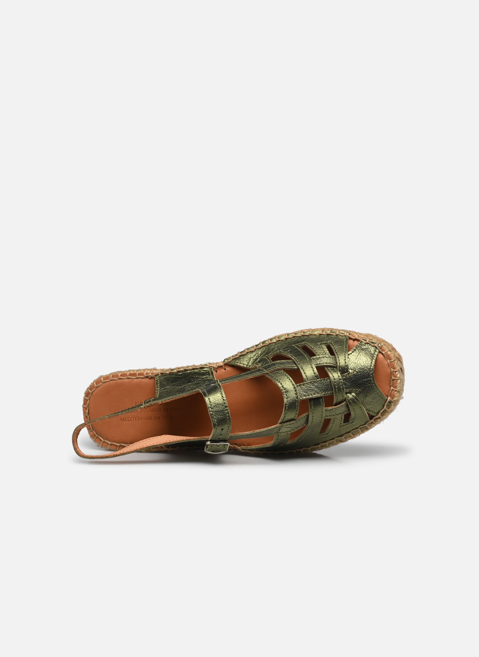 Keil- und Plateau-Espadrilles Thalis Double damen grün Naguisa Keil- und Plateau-Espadrilles Thalis Double damen grün OLIVE METAL