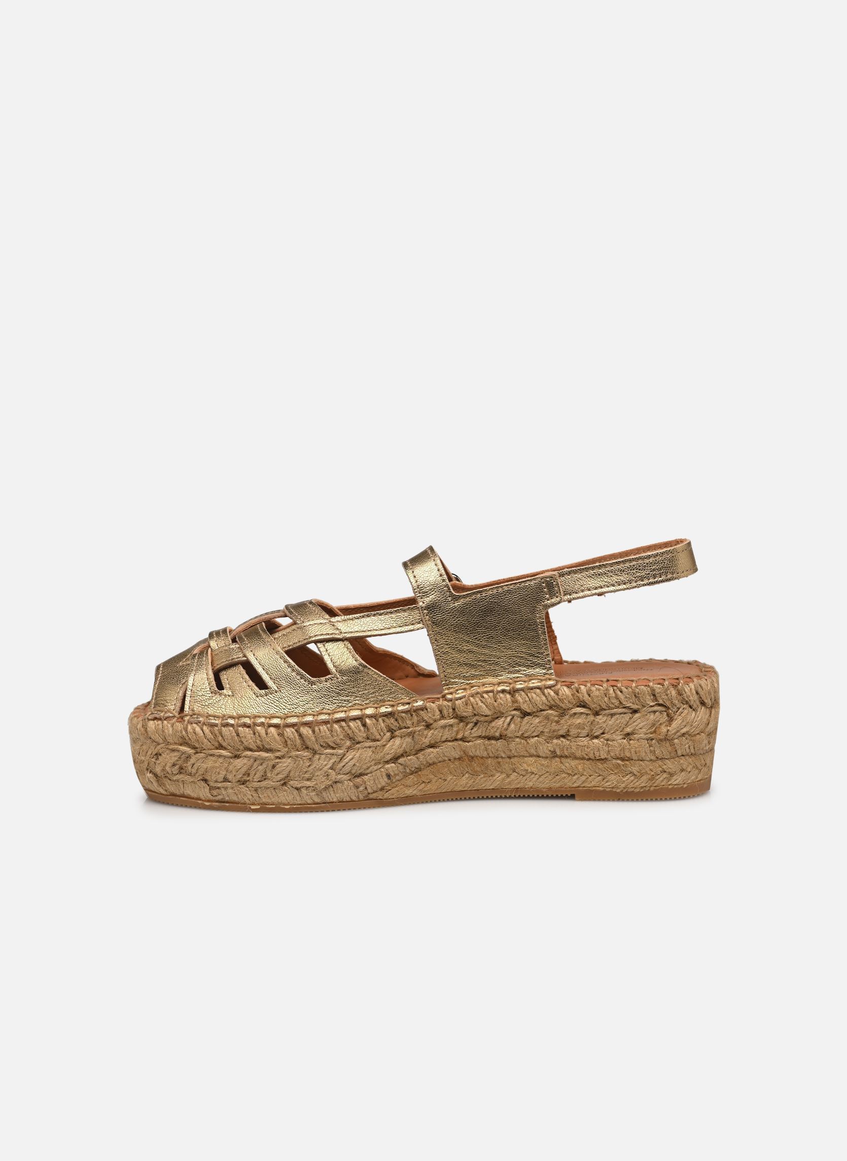 Espadrilles compensées et plateformes Thalis Double femme or et bronze Naguisa Espadrilles compensées et plateformes Thalis Double femme or et bronze LIGHT GOLD NEW