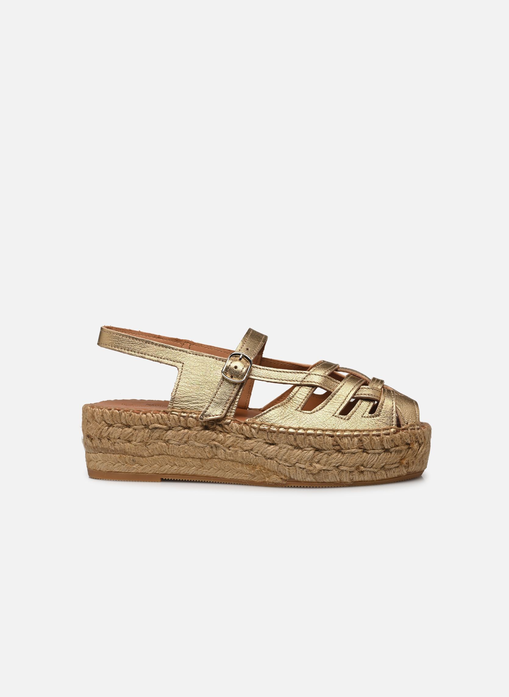 Espadrilles compensées et plateformes Thalis Double femme or et bronze Naguisa Espadrilles compensées et plateformes Thalis Double femme or et bronze LIGHT GOLD NEW
