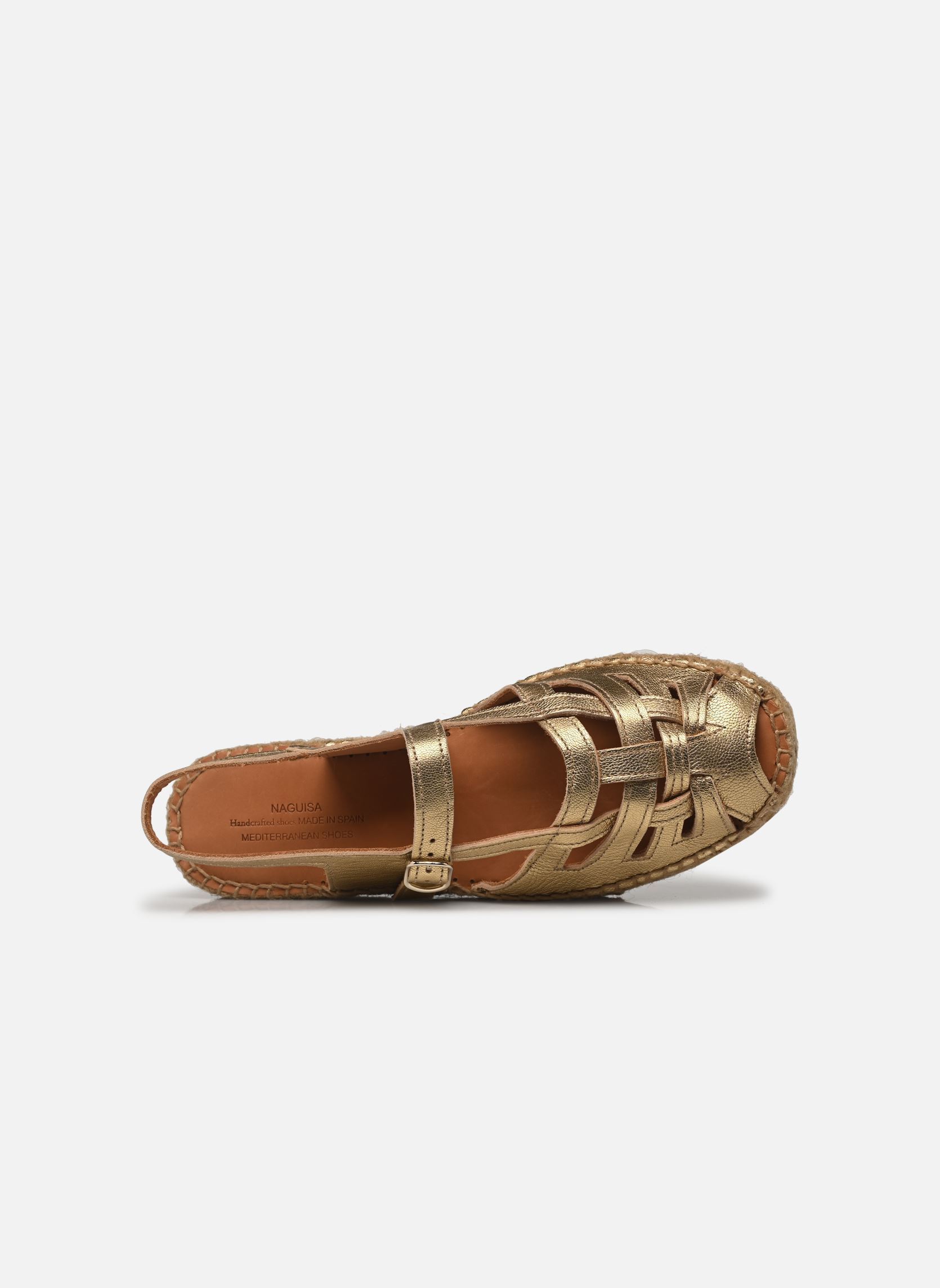 Espadrilles compensées et plateformes Thalis Double femme or et bronze Naguisa Espadrilles compensées et plateformes Thalis Double femme or et bronze LIGHT GOLD NEW