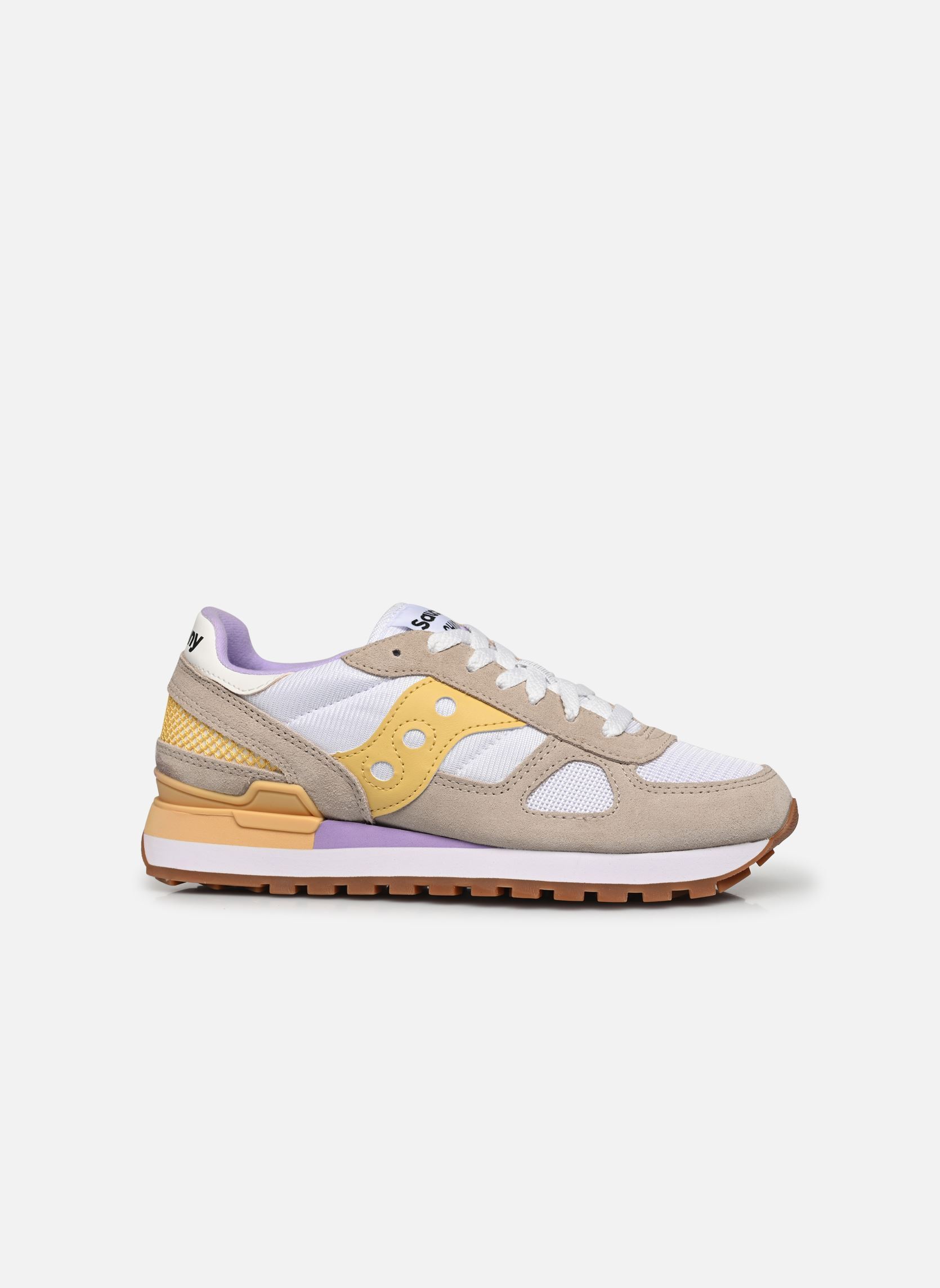 Lage sneakers Shadow Original dames wit Saucony Lage sneakers Shadow Original dames wit WHITE/YELLOW