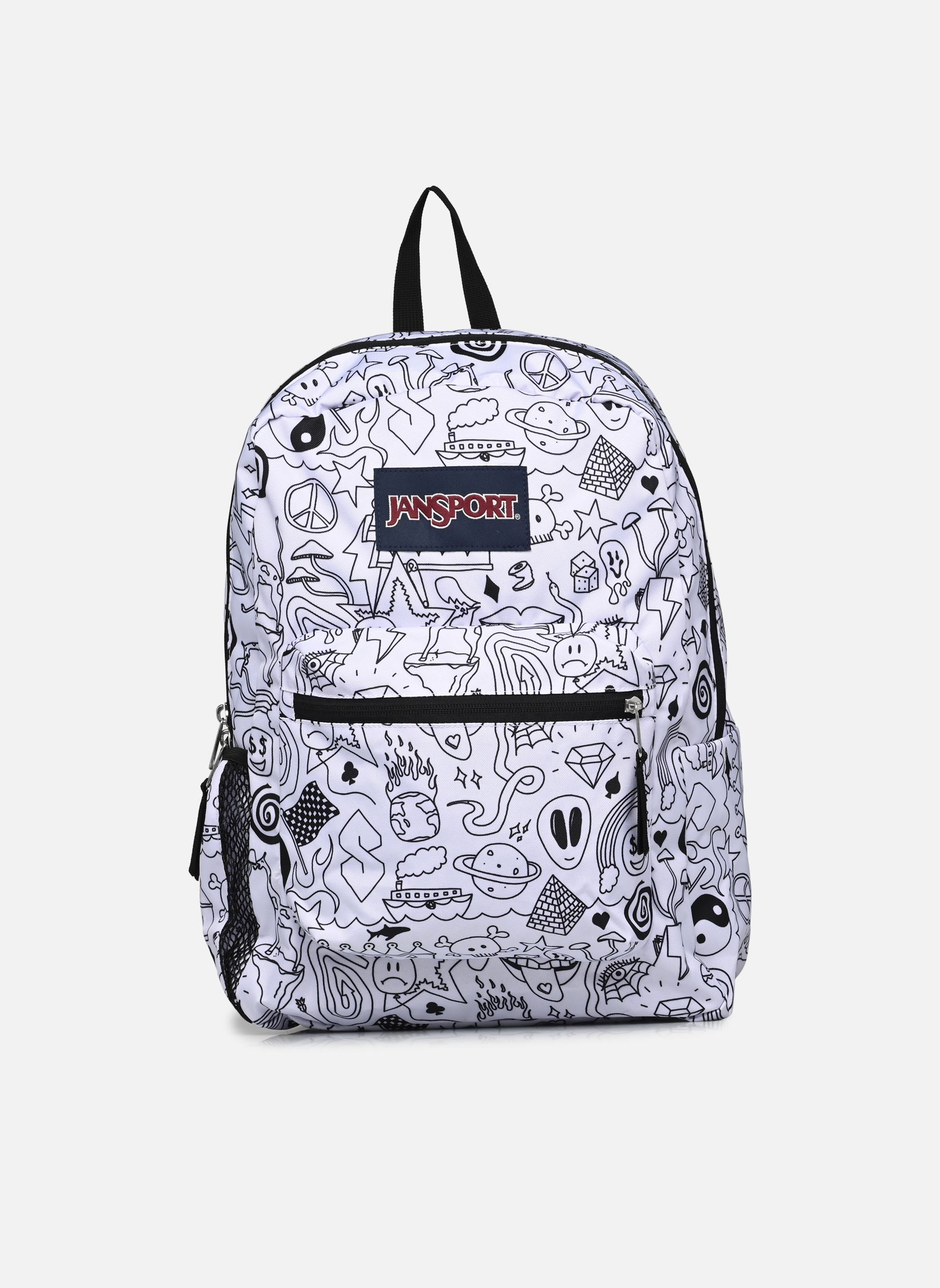 Sacs à dos Cross Town blanc Jansport Sacs à dos Cross Town blanc BROKEN BROADCAST