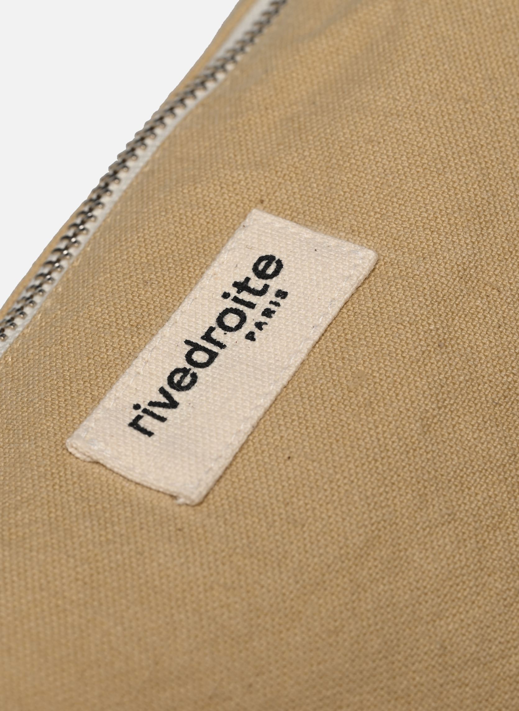 Pochettes Barbette - The Cool Pouch- Recycled Cott femme marron RIVE DROITE PARIS Pochettes Barbette - The Cool Pouch- Recycled Cott femme marron Sand