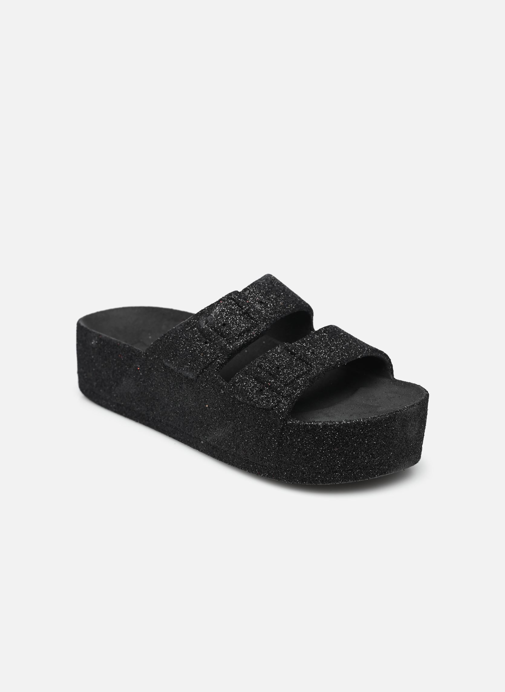 Sandali con zeppa e plateau Caipirinha donna nero Cacatoès Sandali con zeppa e plateau Caipirinha donna nero GLITTER BLACK