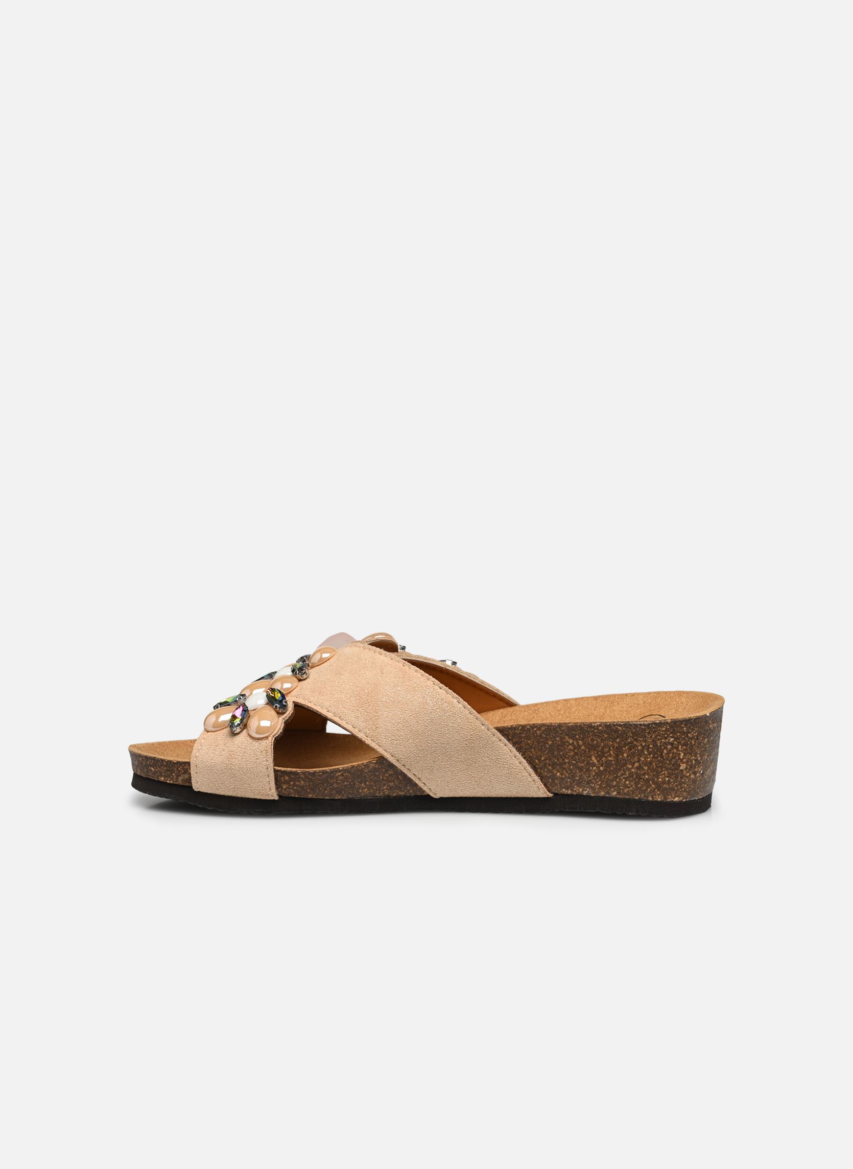 Mules PALAU CROSS COMFORT femme beige Scholl Mules PALAU CROSS COMFORT femme beige Beige / Multi