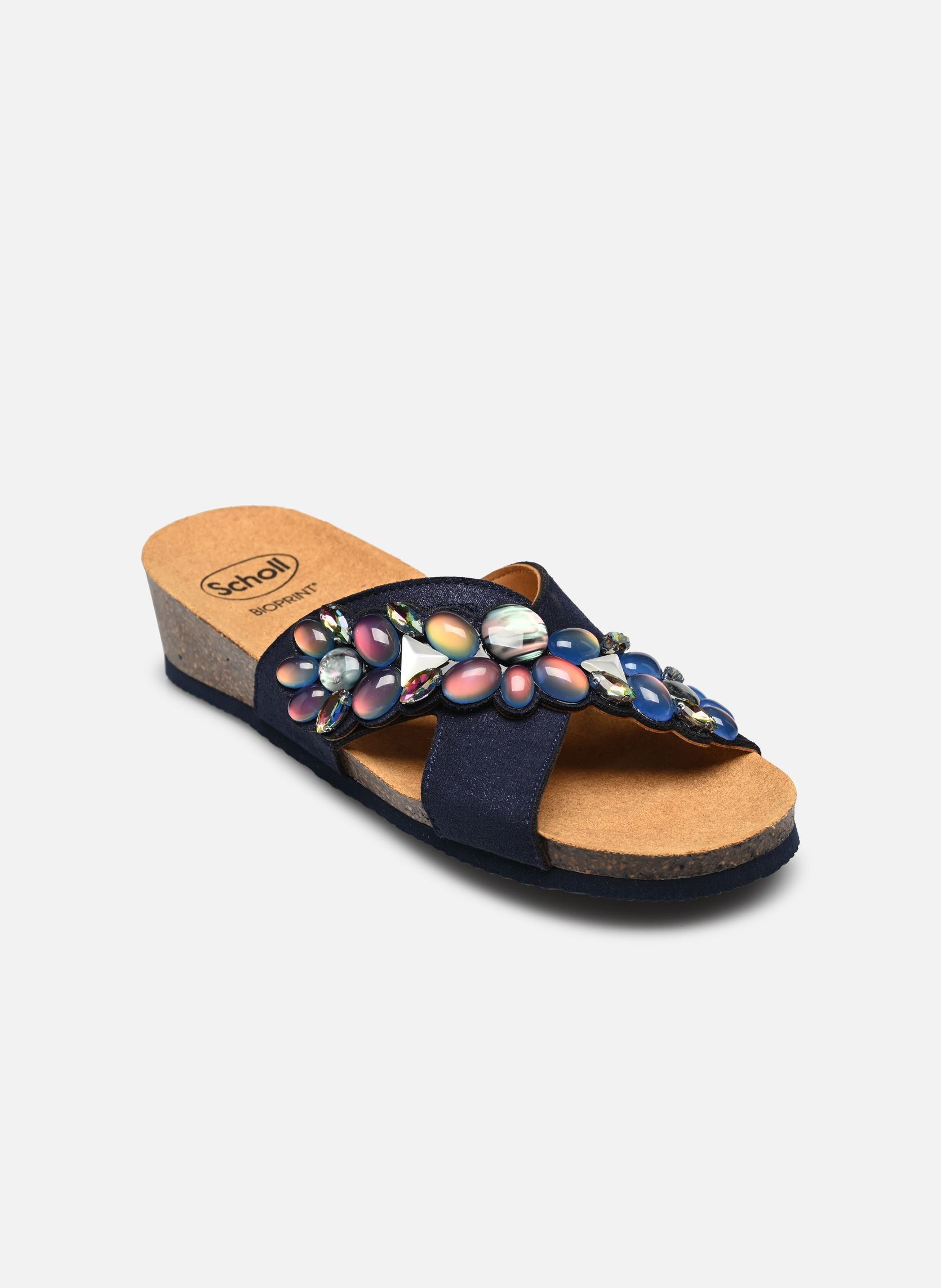 Pantoletten PALAU CROSS COMFORT damen blau Scholl Pantoletten PALAU CROSS COMFORT damen blau Navy Blue