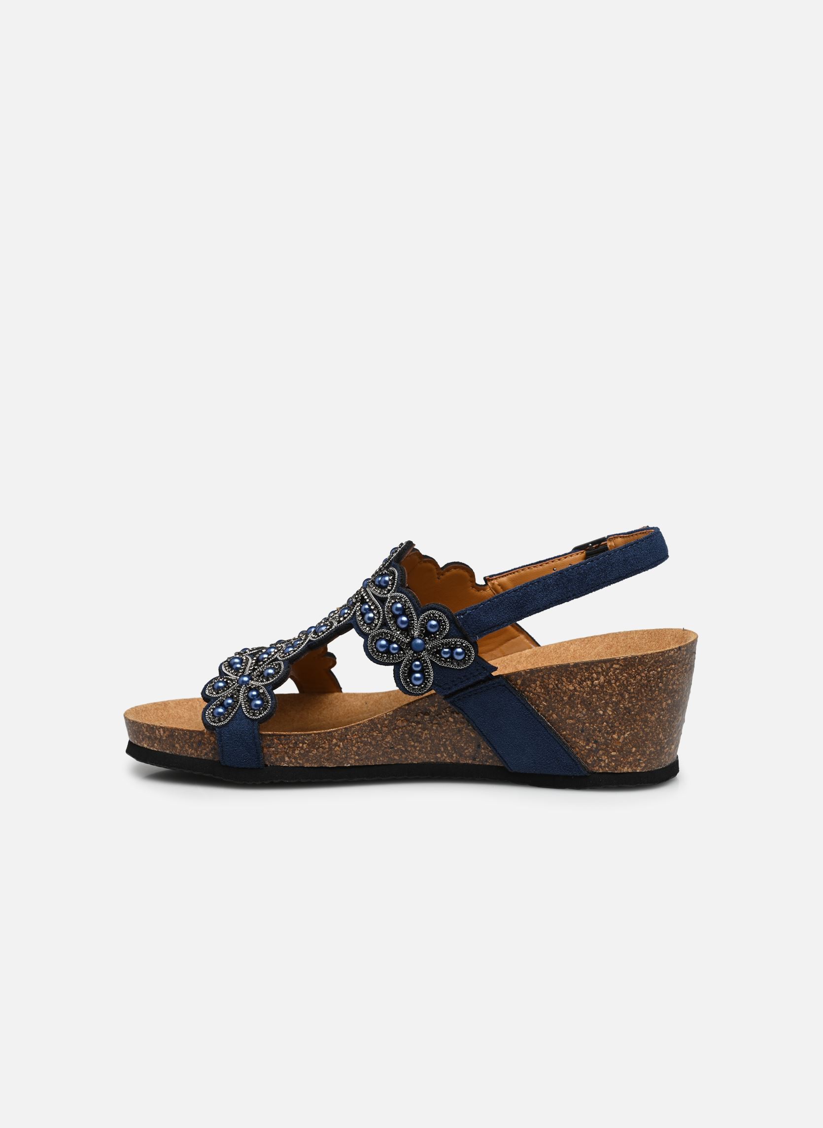Sandali con zeppa e plateau PALINURO T-BAR SANDAL COMFORT donna blu Scholl Sandali con zeppa e plateau PALINURO T-BAR SANDAL COMFORT donna blu Navy Blue