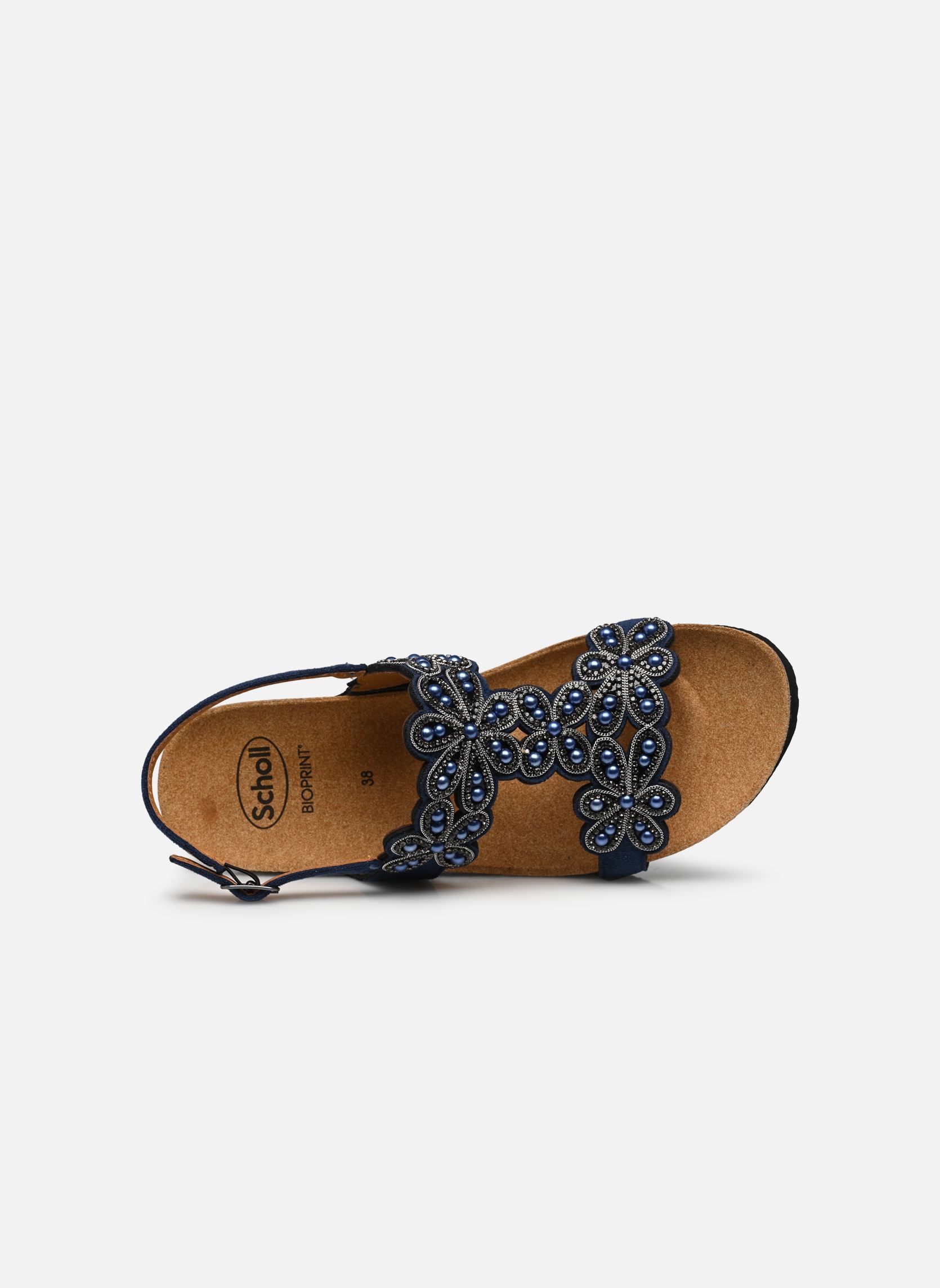 Sandali con zeppa e plateau PALINURO T-BAR SANDAL COMFORT donna blu Scholl Sandali con zeppa e plateau PALINURO T-BAR SANDAL COMFORT donna blu Navy Blue